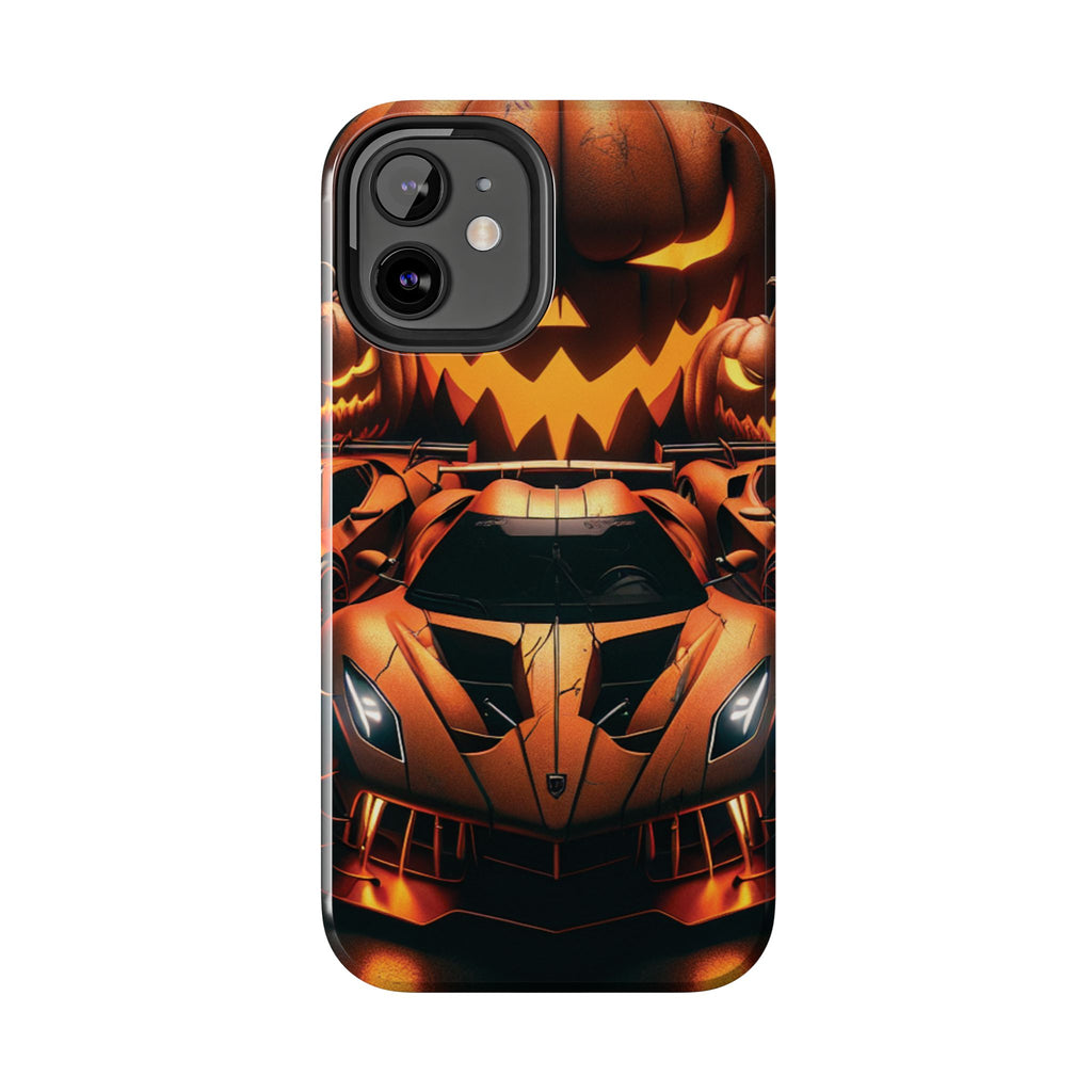 Halloween Supercar Tough Phone Case — Pumpkin Jack-O'-Lantern Design