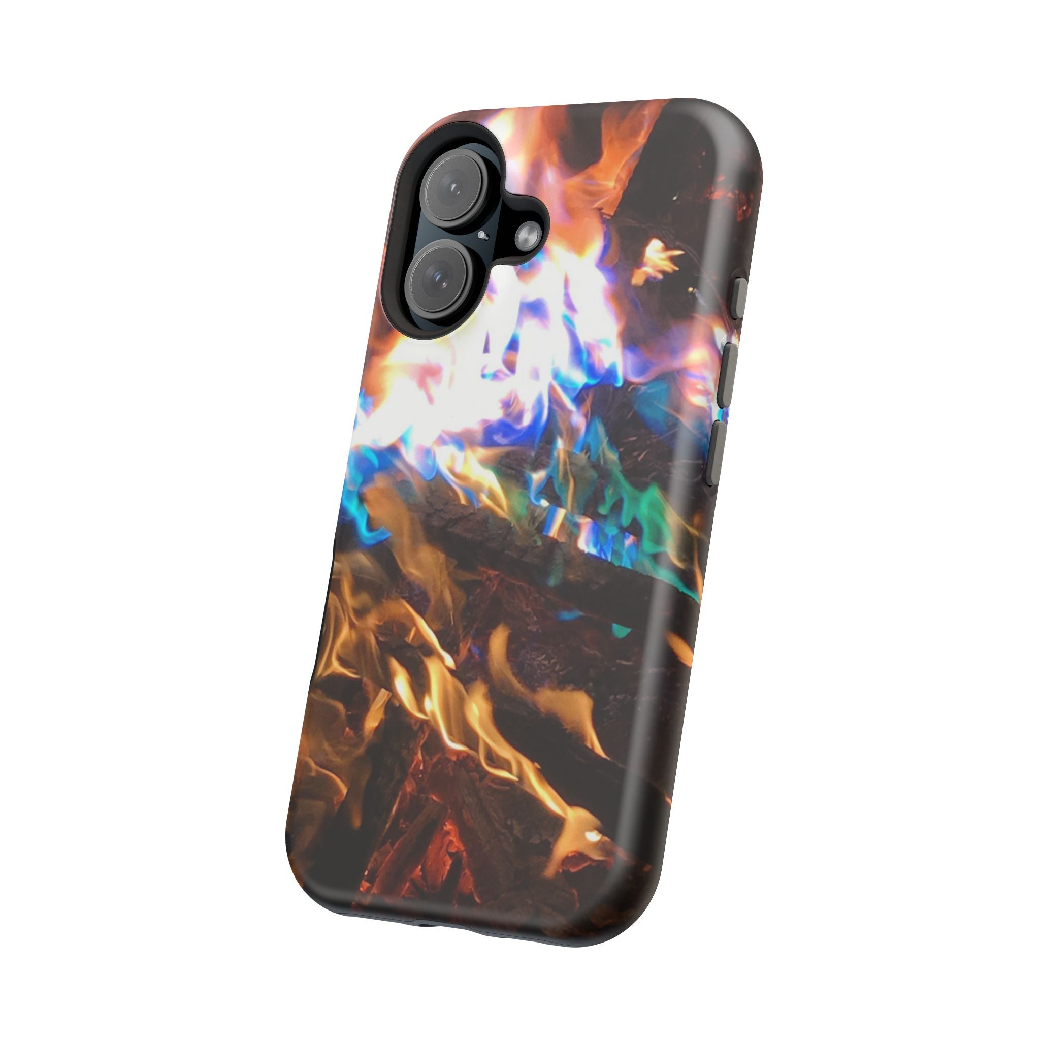 Aurora Flame Phone Case - Magnetic Impact-Resistant iPhone Cover