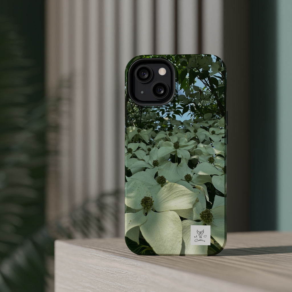 Floral Dogwood Magnetic Impact Phone Case