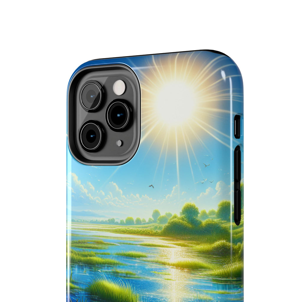 Nature-Inspired Tough Phone Cases - Vibrant Landscape Design, Eco-Friendly Protective Cover, Gift for Nature Lovers, Spring Decor, [...]