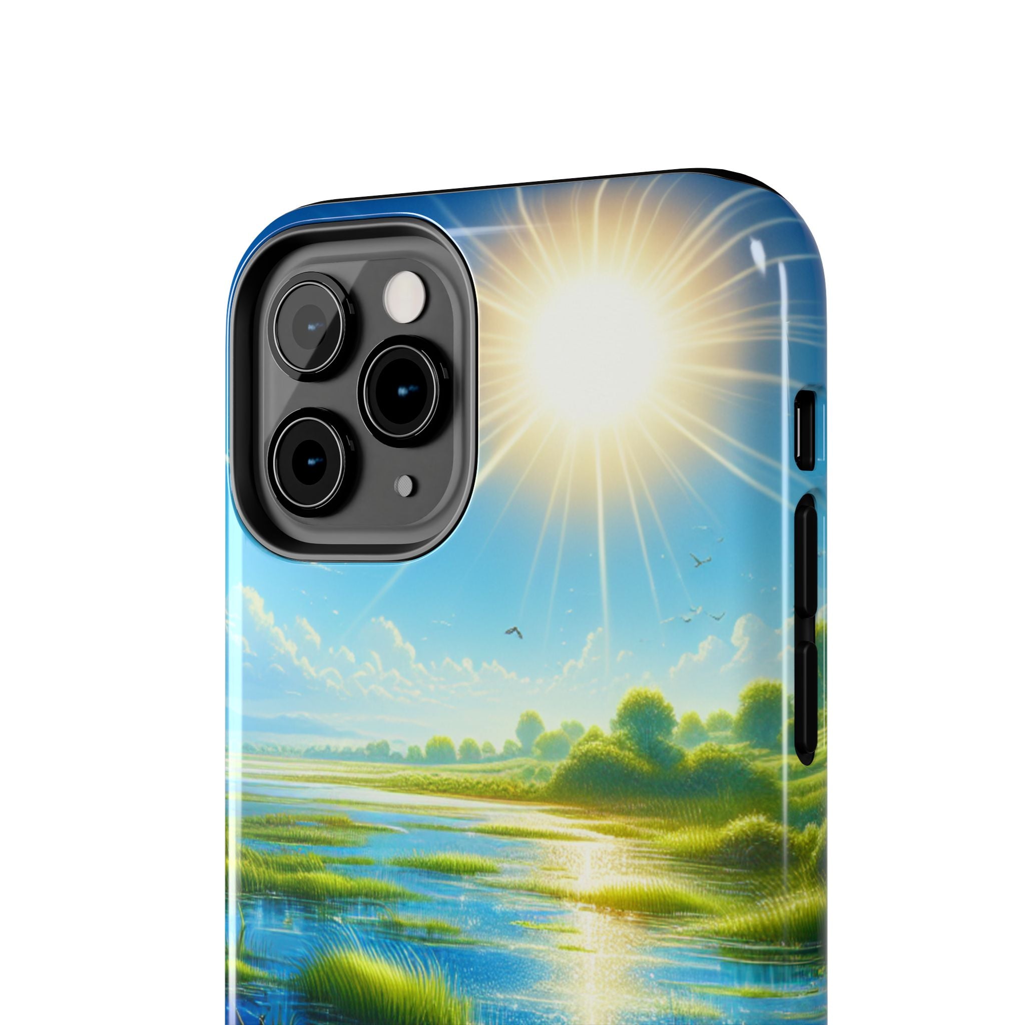 Nature-Inspired Tough Phone Cases - Vibrant Landscape Design, Eco-Friendly Protective Cover, Gift for Nature Lovers, Spring Decor, [...]