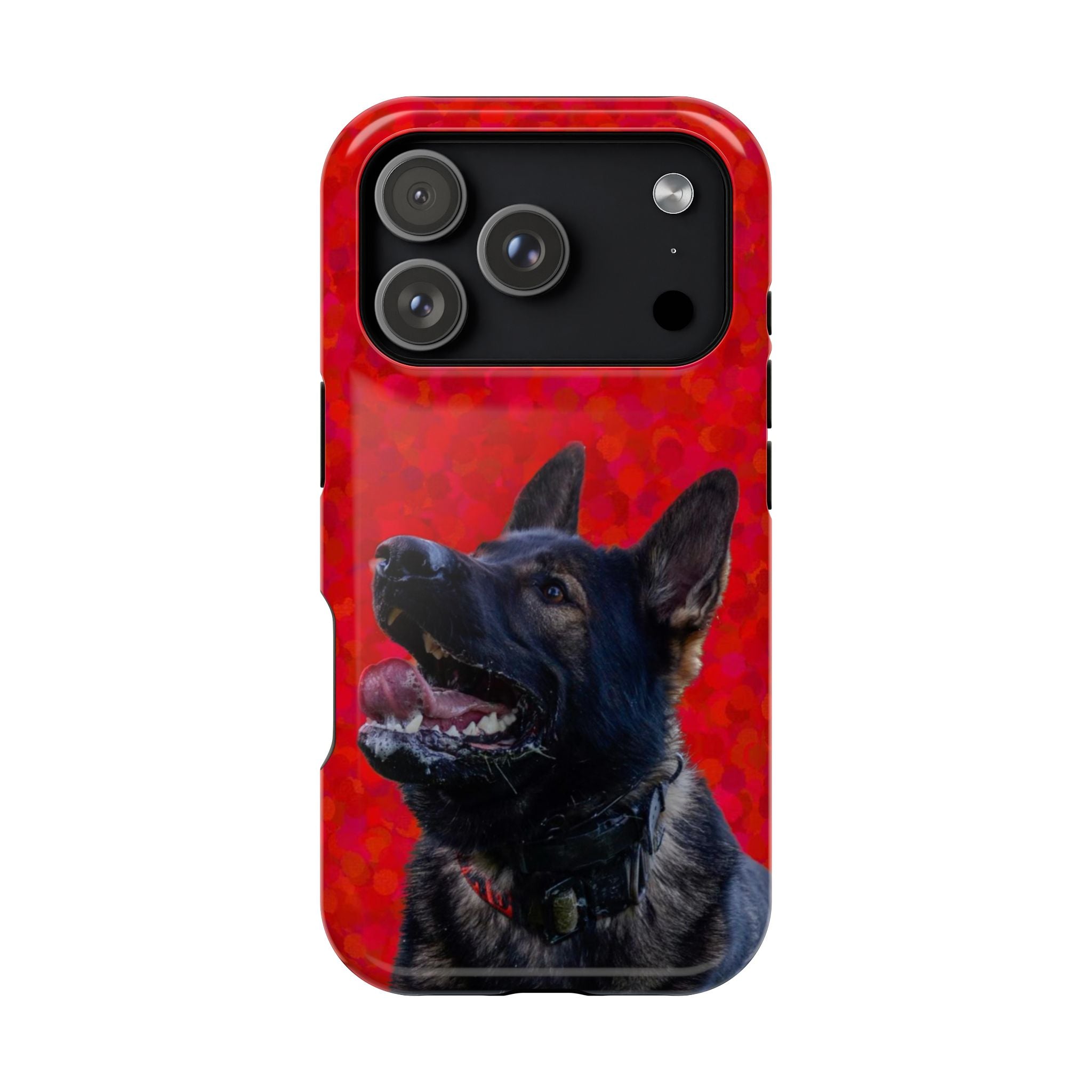 German Shepherd Portrait Magnetic Impact-Resistant Phone Case
