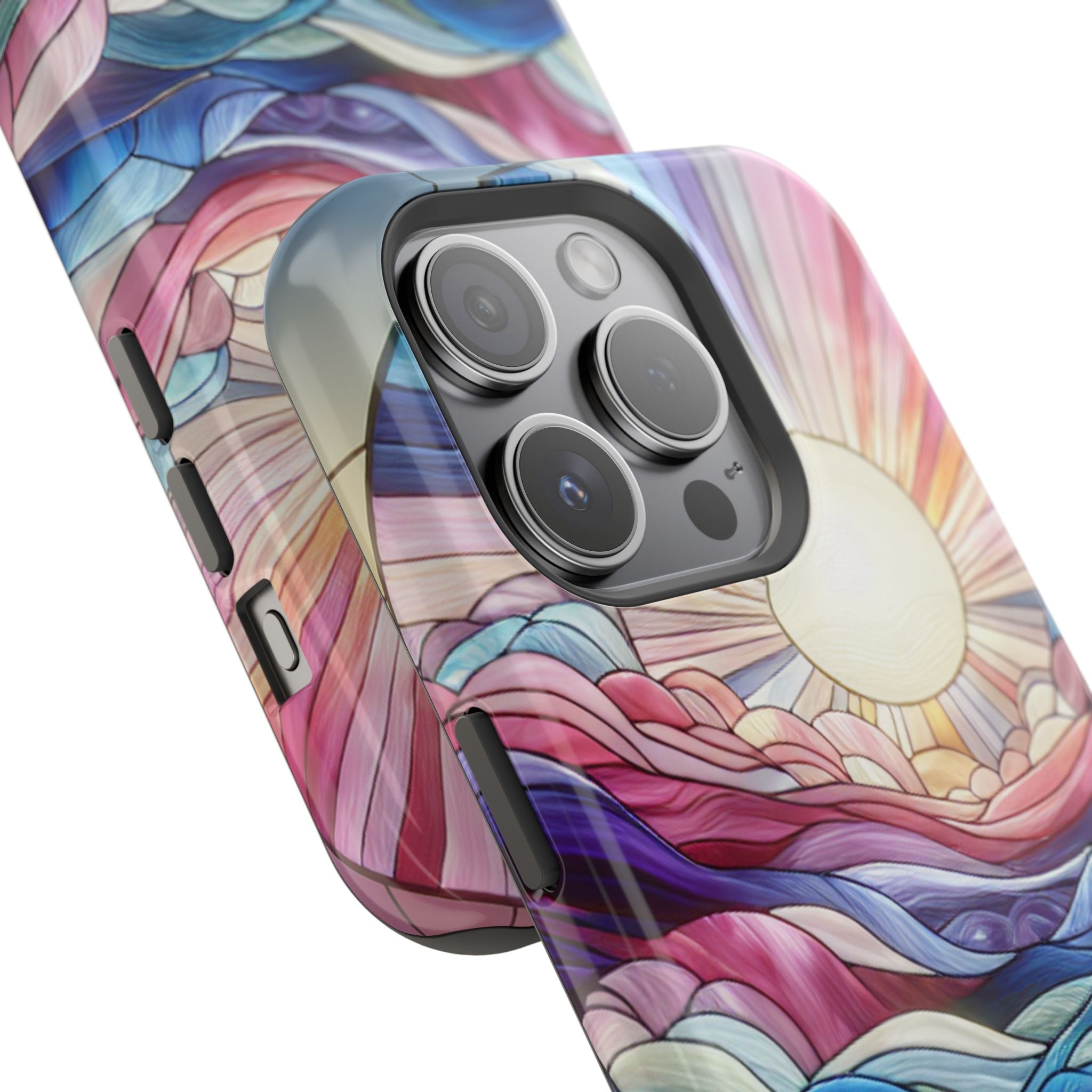 Magnet Tough Cases - Sunrise Stained Glass Design