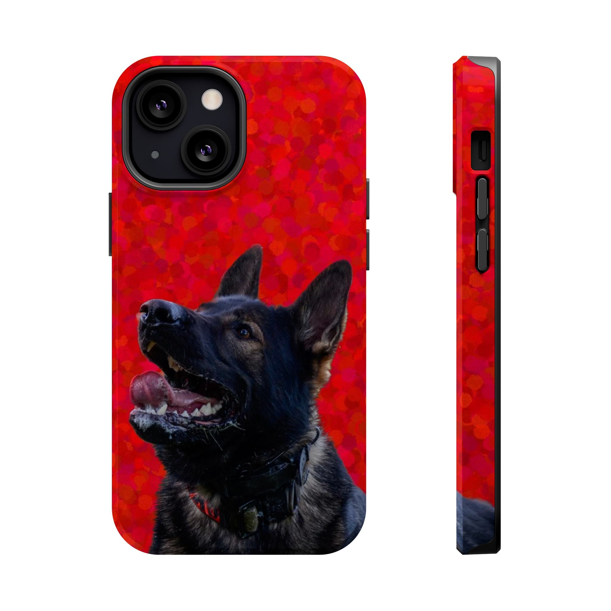 German Shepherd Portrait Magnetic Impact-Resistant Phone Case
