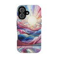Magnet Tough Cases - Sunrise Stained Glass Design