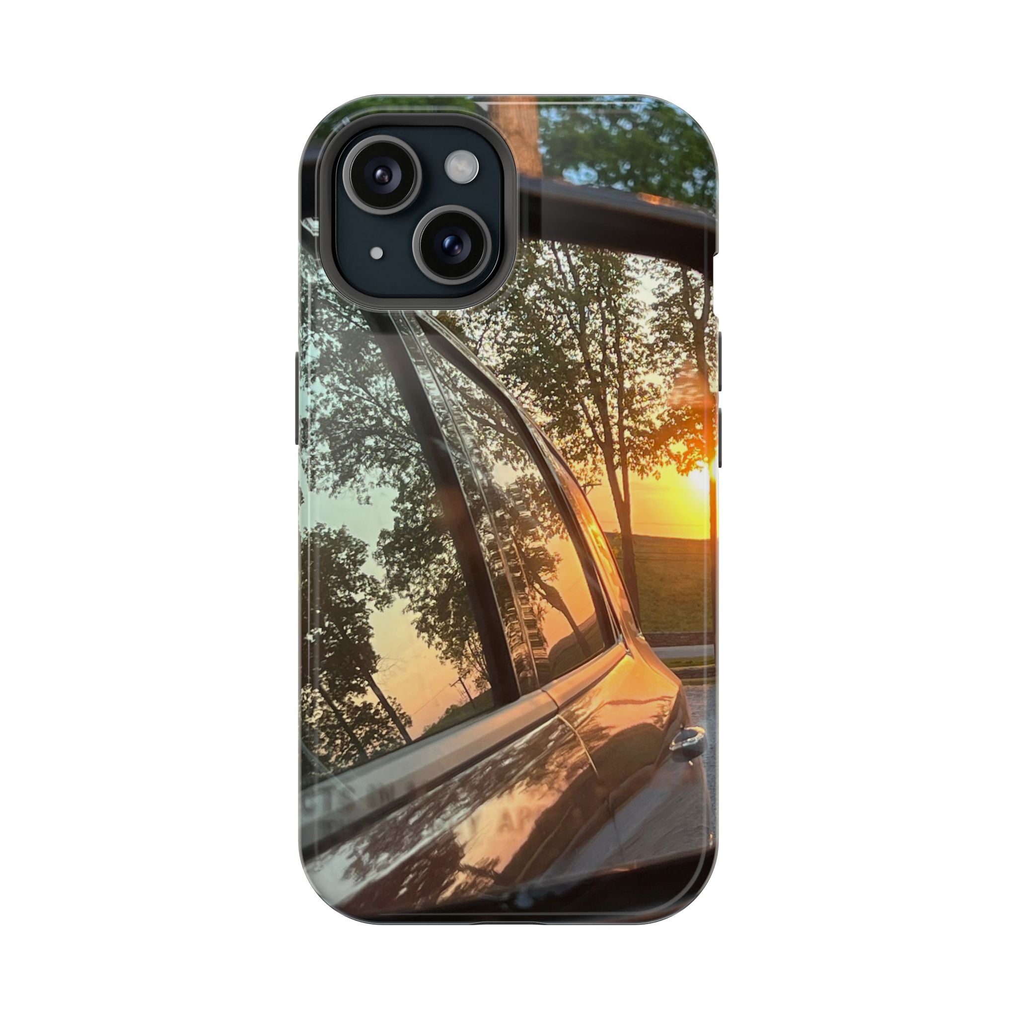 Phone Case — Sunset Reflection Magnetic Impact-Resistant Case
