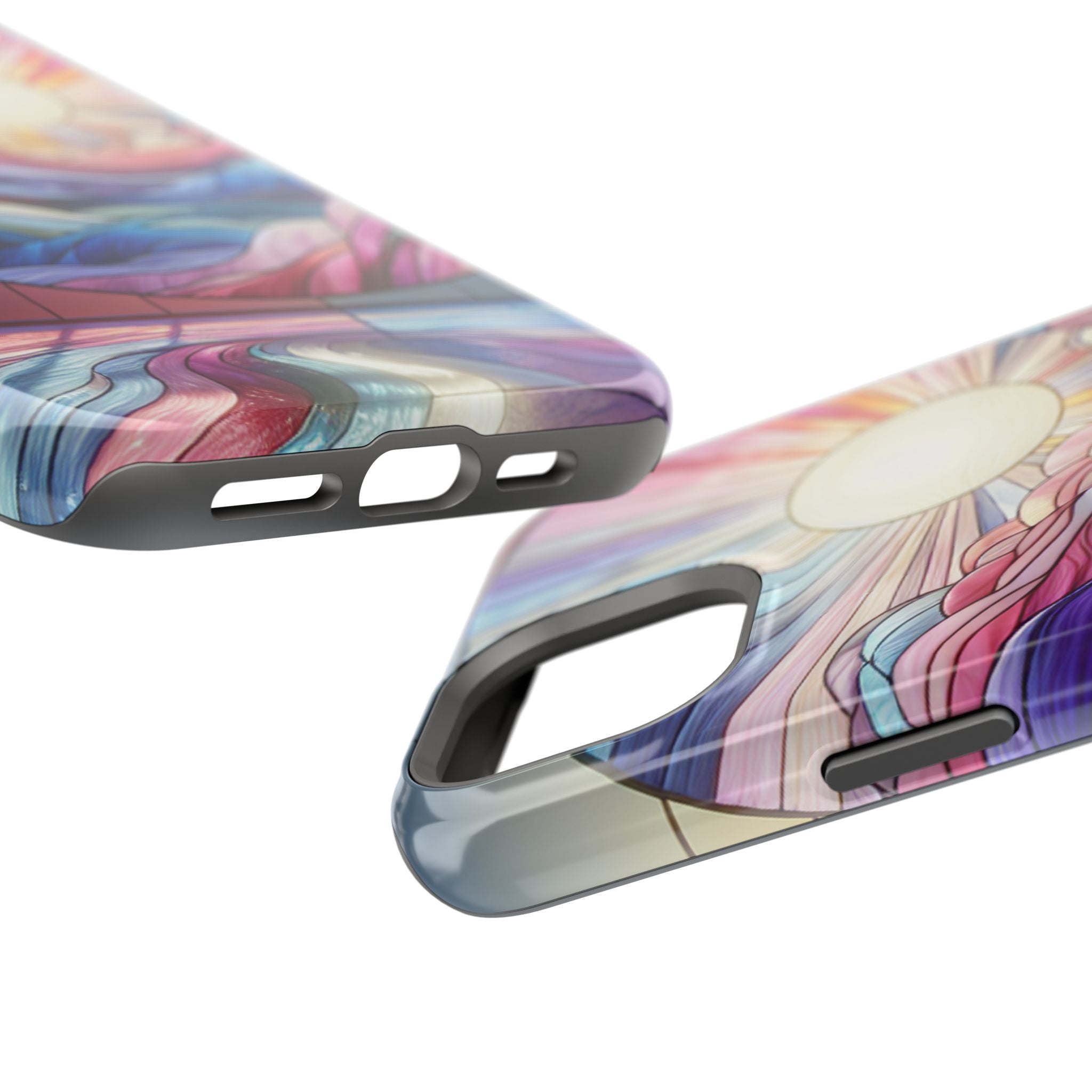 Magnet Tough Cases - Sunrise Stained Glass Design