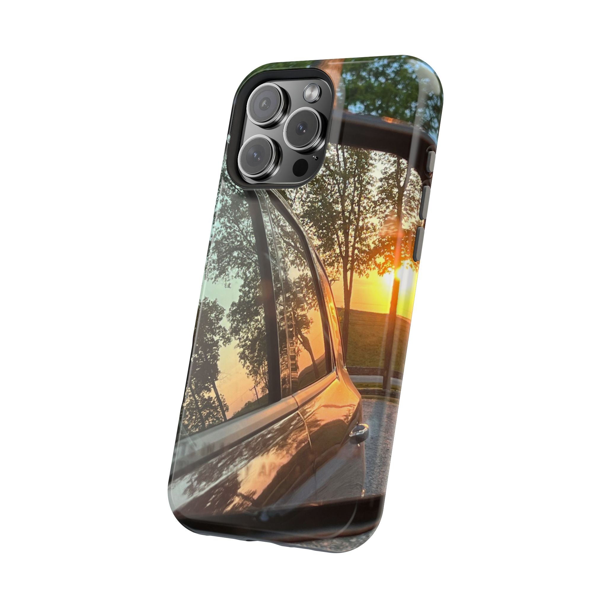 Phone Case — Sunset Reflection Magnetic Impact-Resistant Case