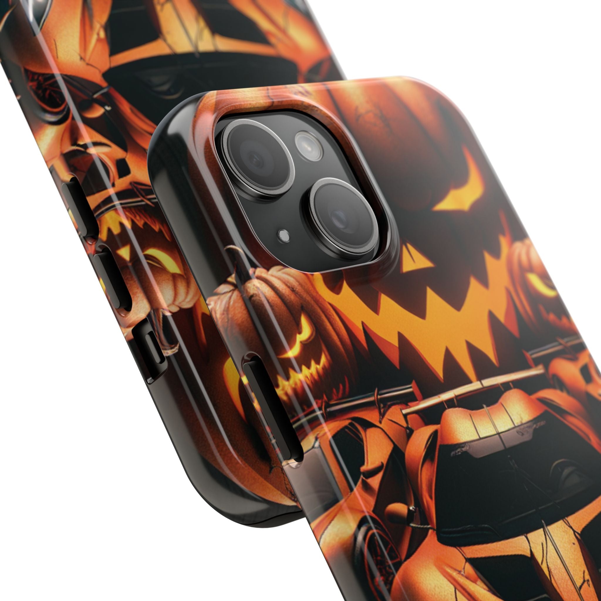 Halloween Supercar Tough Phone Case — Pumpkin Jack-O'-Lantern Design