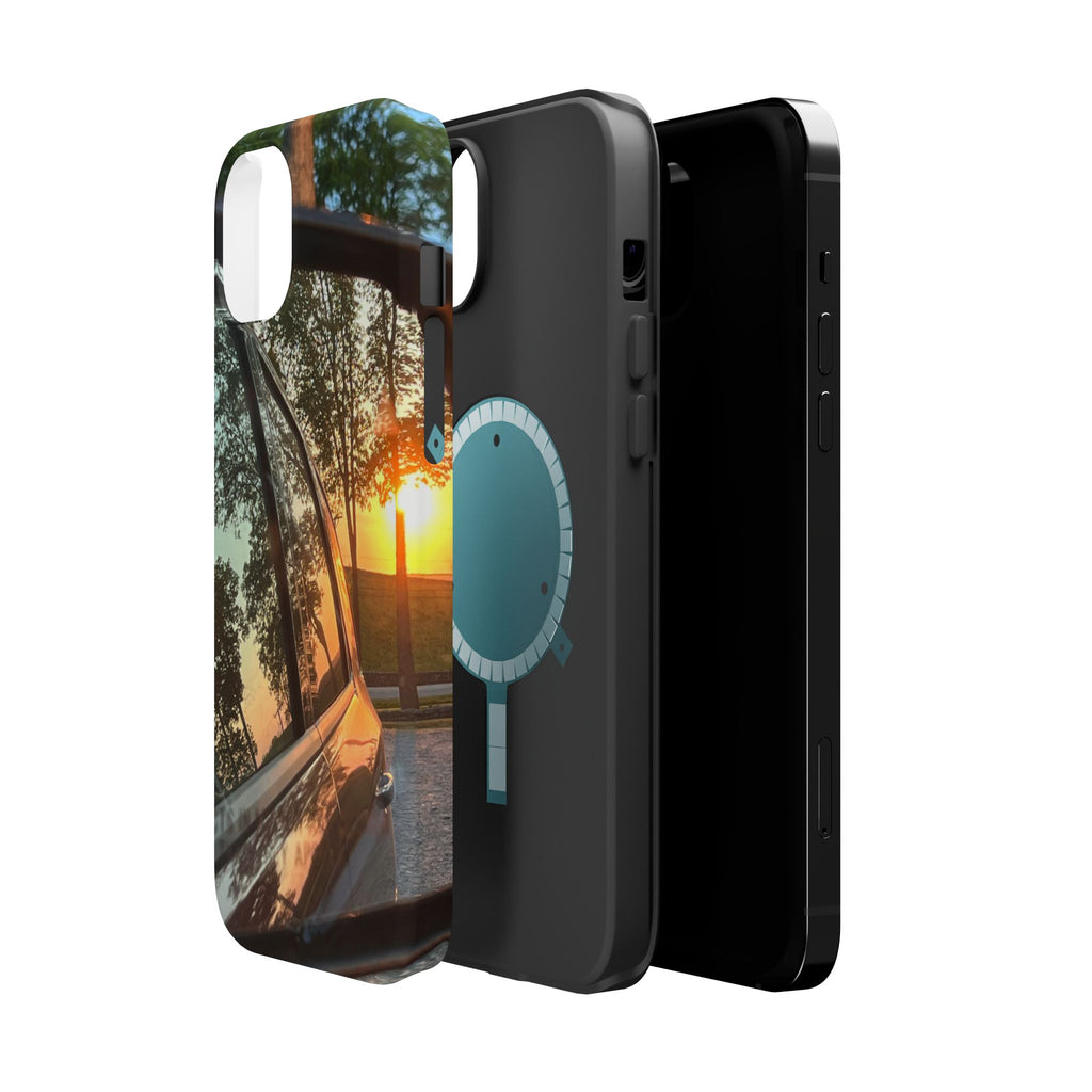 Phone Case — Sunset Reflection Magnetic Impact-Resistant Case
