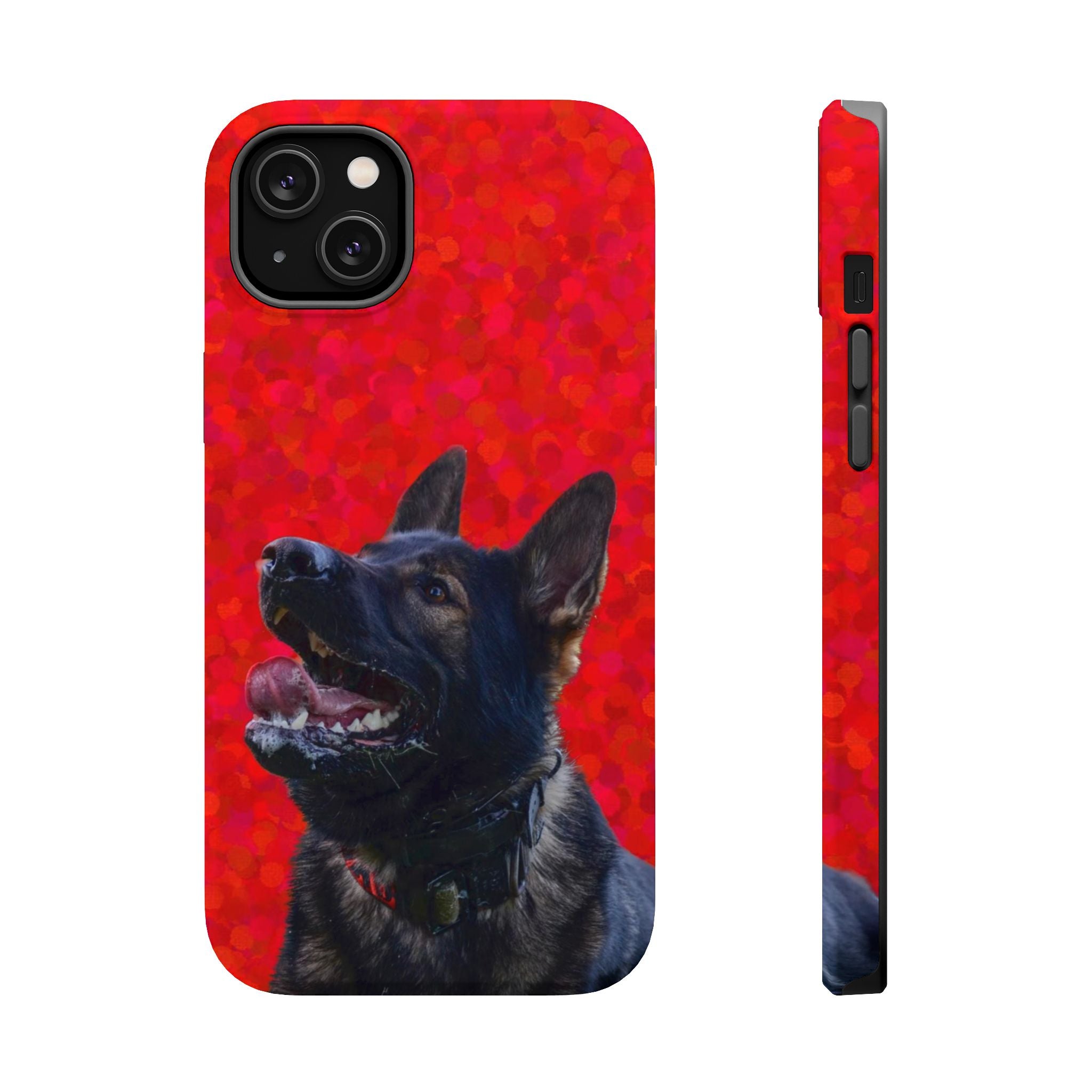 German Shepherd Portrait Magnetic Impact-Resistant Phone Case