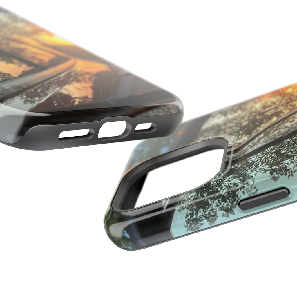 Phone Case — Sunset Reflection Magnetic Impact-Resistant Case