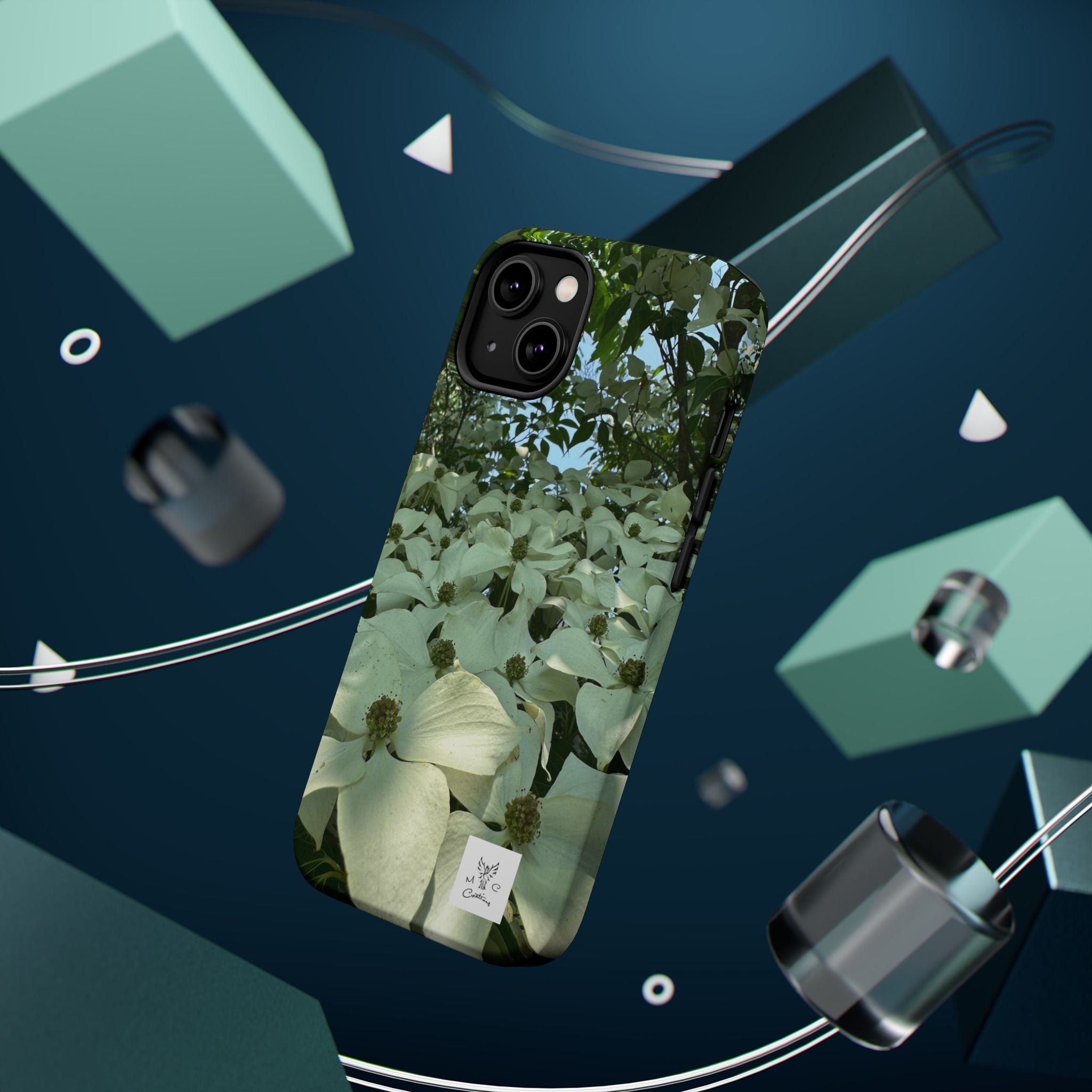 Floral Dogwood Magnetic Impact Phone Case