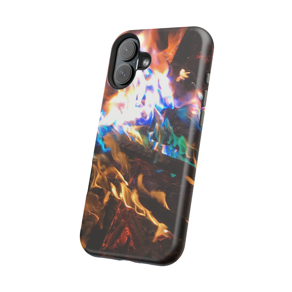 Aurora Flame Phone Case - Magnetic Impact-Resistant iPhone Cover