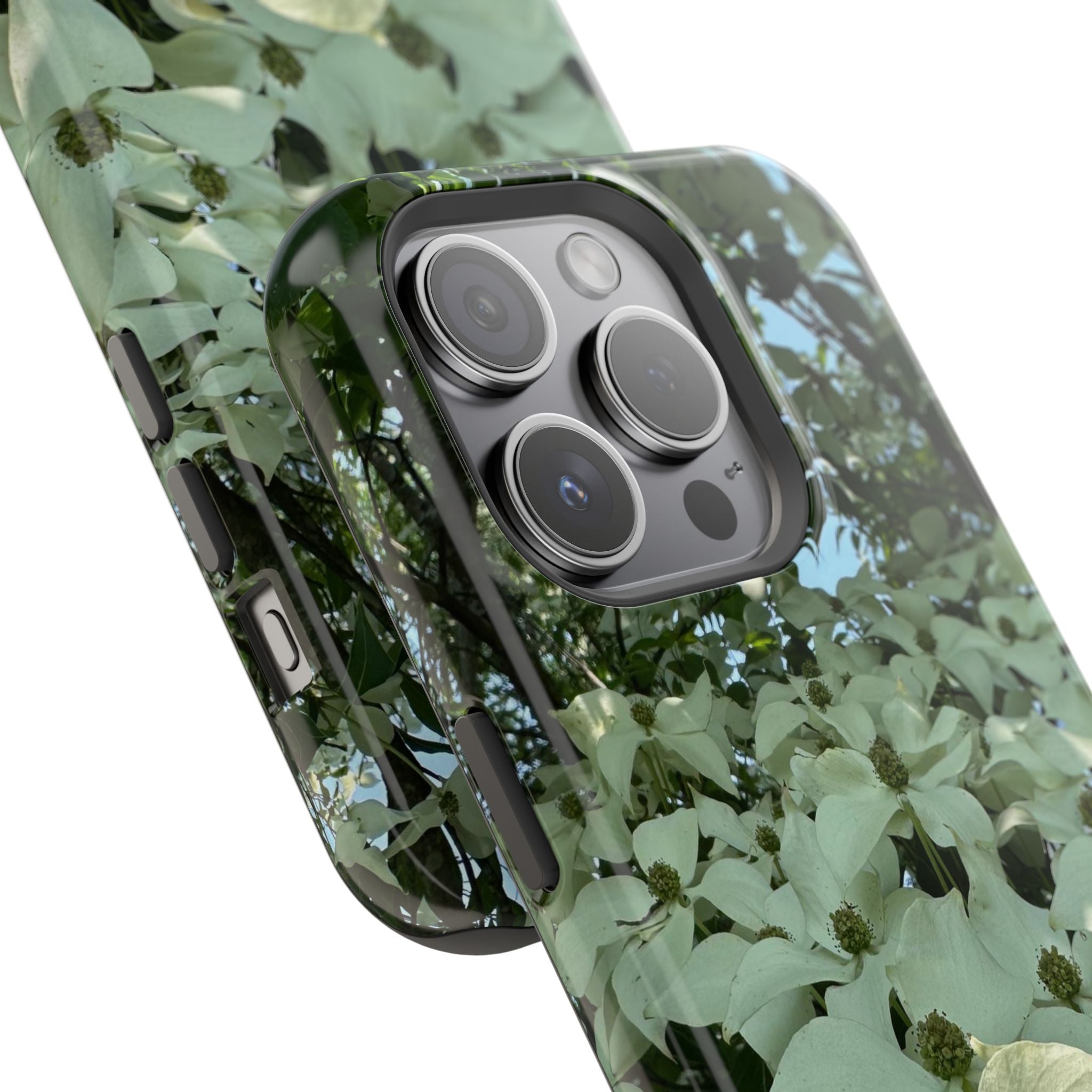 Floral Dogwood Magnetic Impact Phone Case
