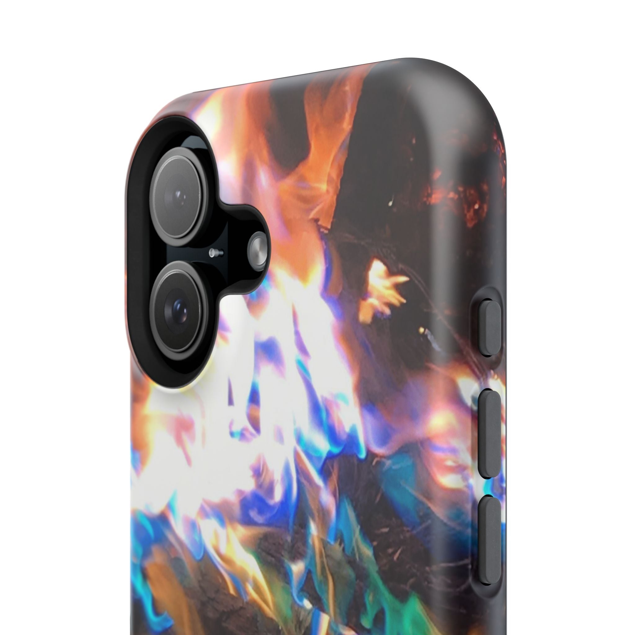 Aurora Flame Phone Case - Magnetic Impact-Resistant iPhone Cover