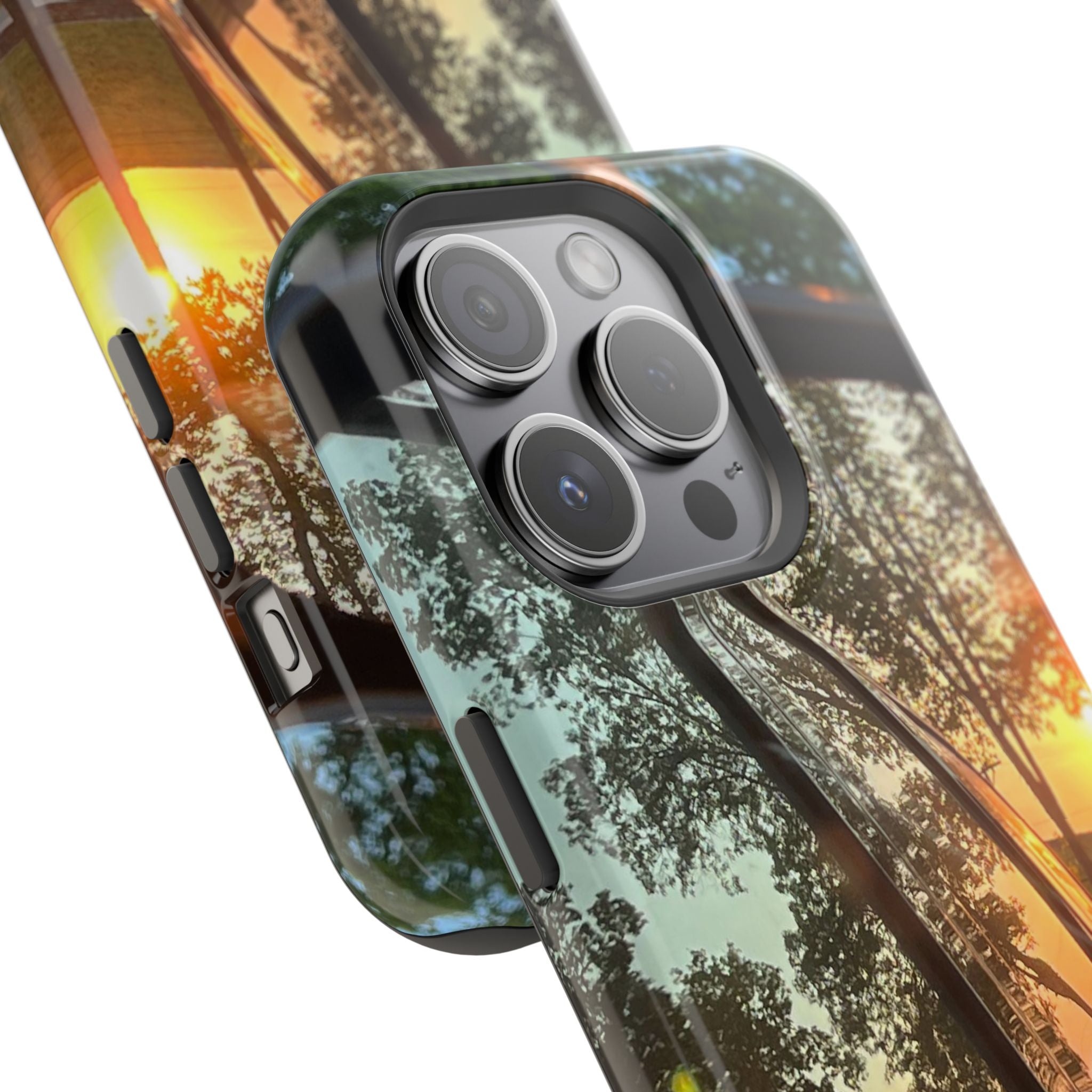 Phone Case — Sunset Reflection Magnetic Impact-Resistant Case