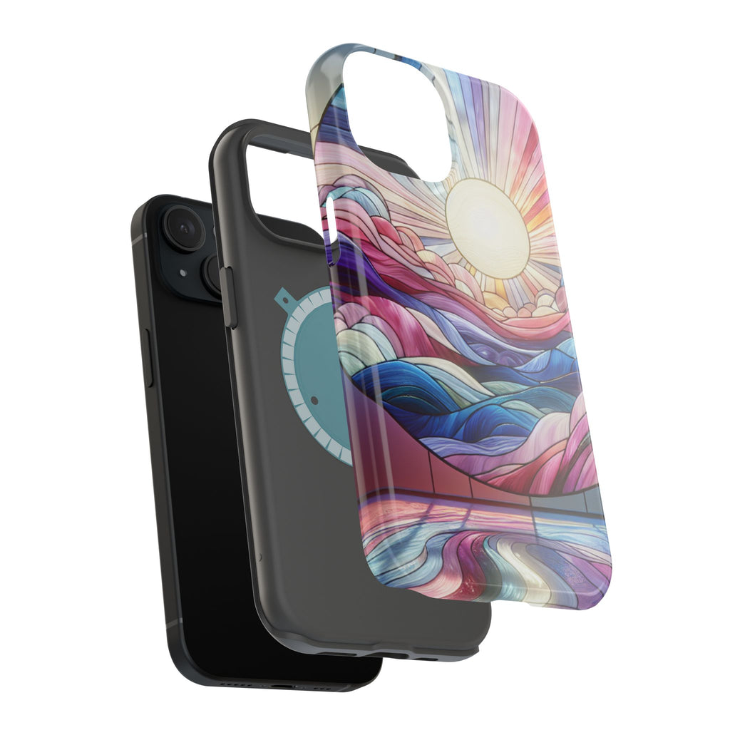 Magnet Tough Cases - Sunrise Stained Glass Design