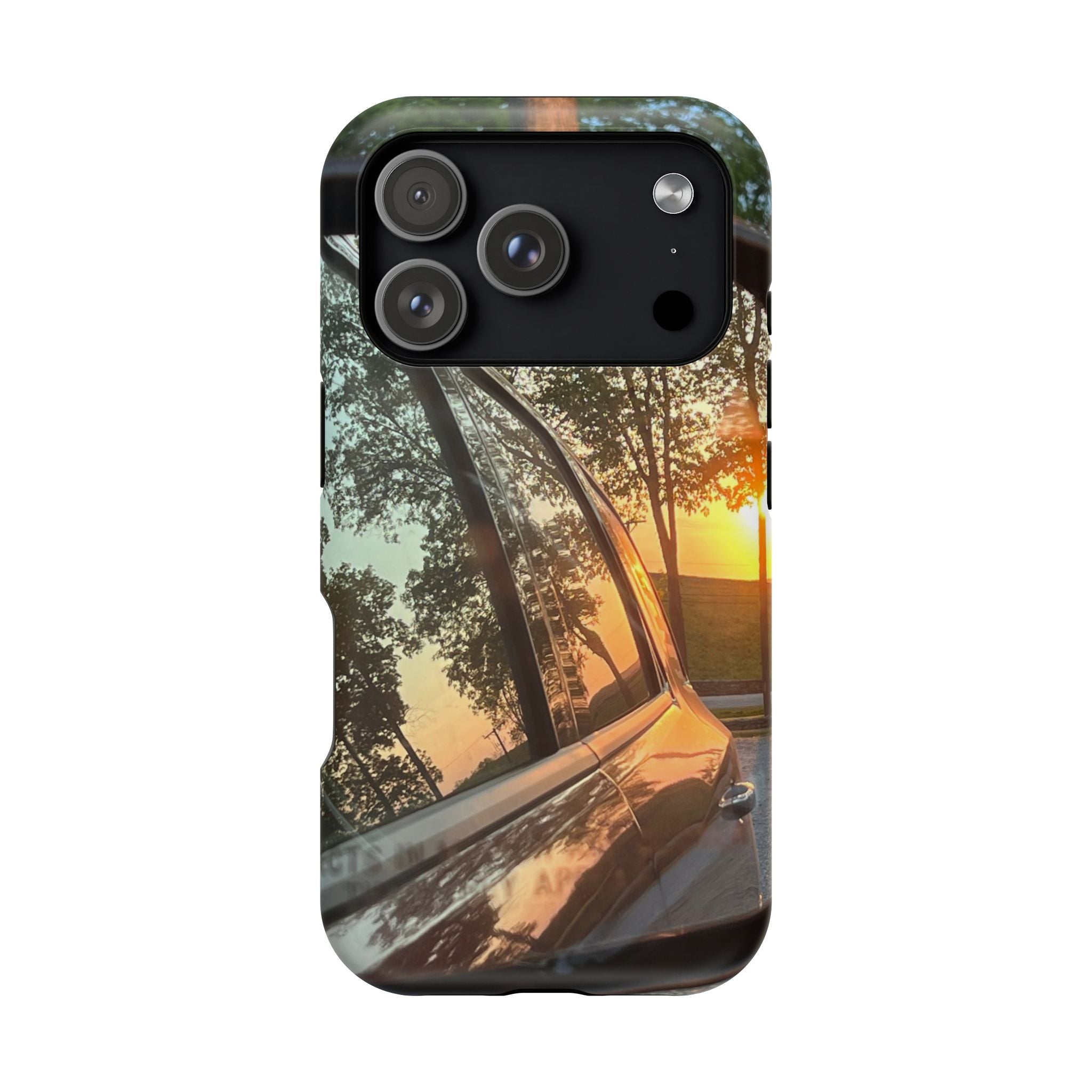 Phone Case — Sunset Reflection Magnetic Impact-Resistant Case