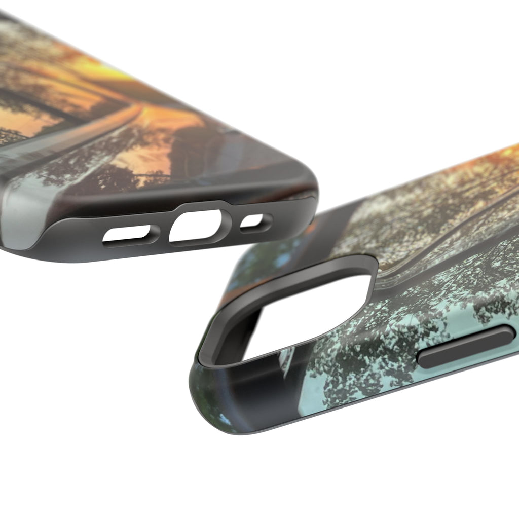 Phone Case — Sunset Reflection Magnetic Impact-Resistant Case