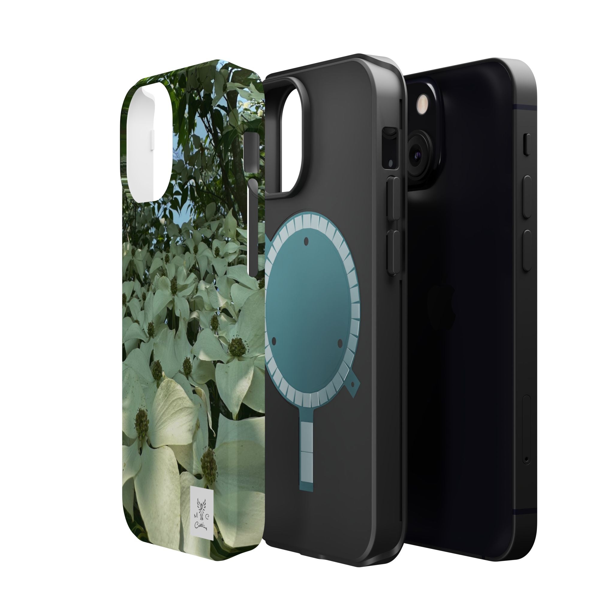 Floral Dogwood Magnetic Impact Phone Case