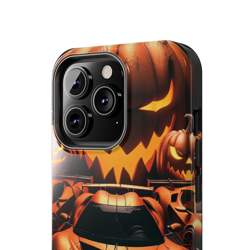 Halloween Supercar Tough Phone Case — Pumpkin Jack-O'-Lantern Design