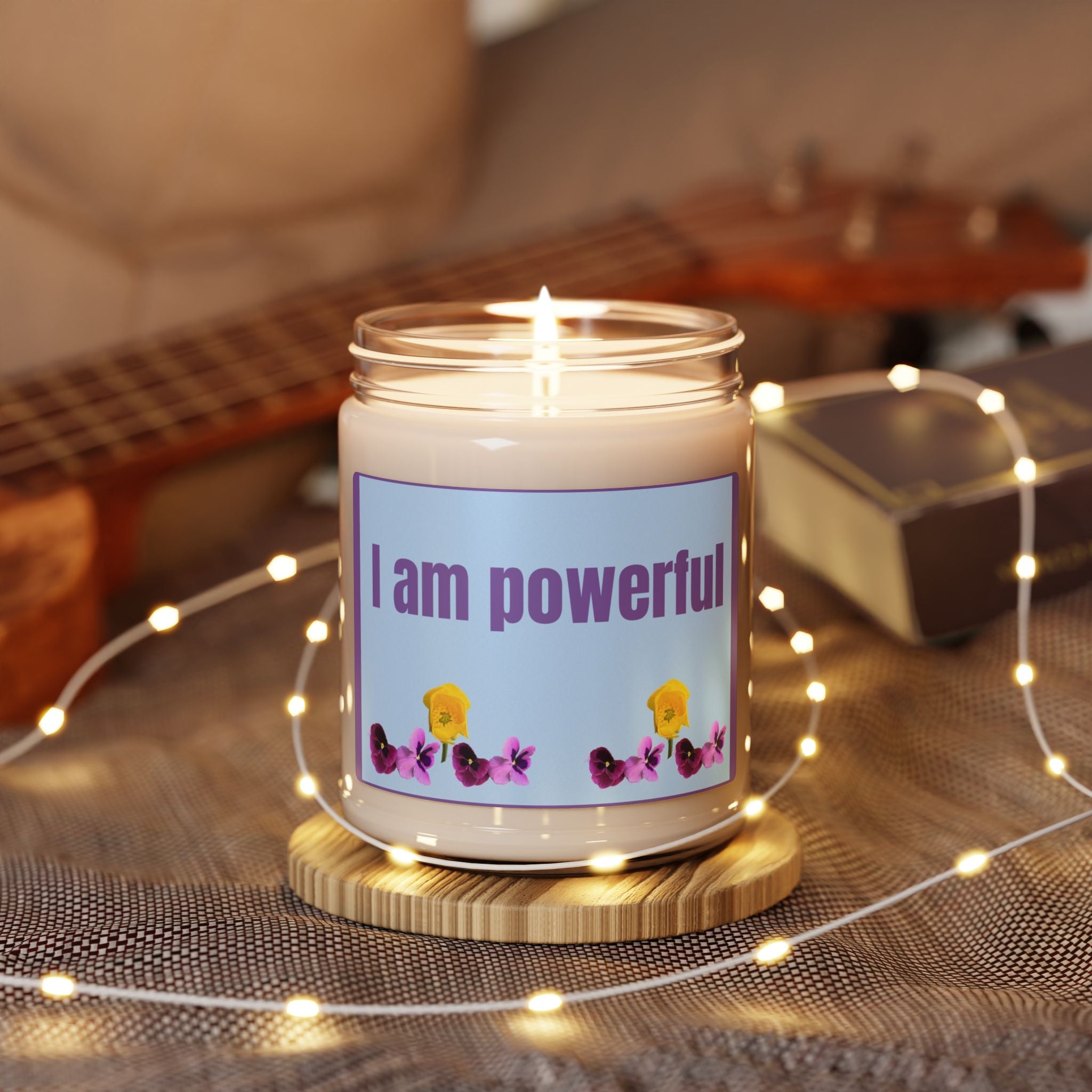 Daily Affirmations - I am Powerful - Scented Soy Candle, 9oz
