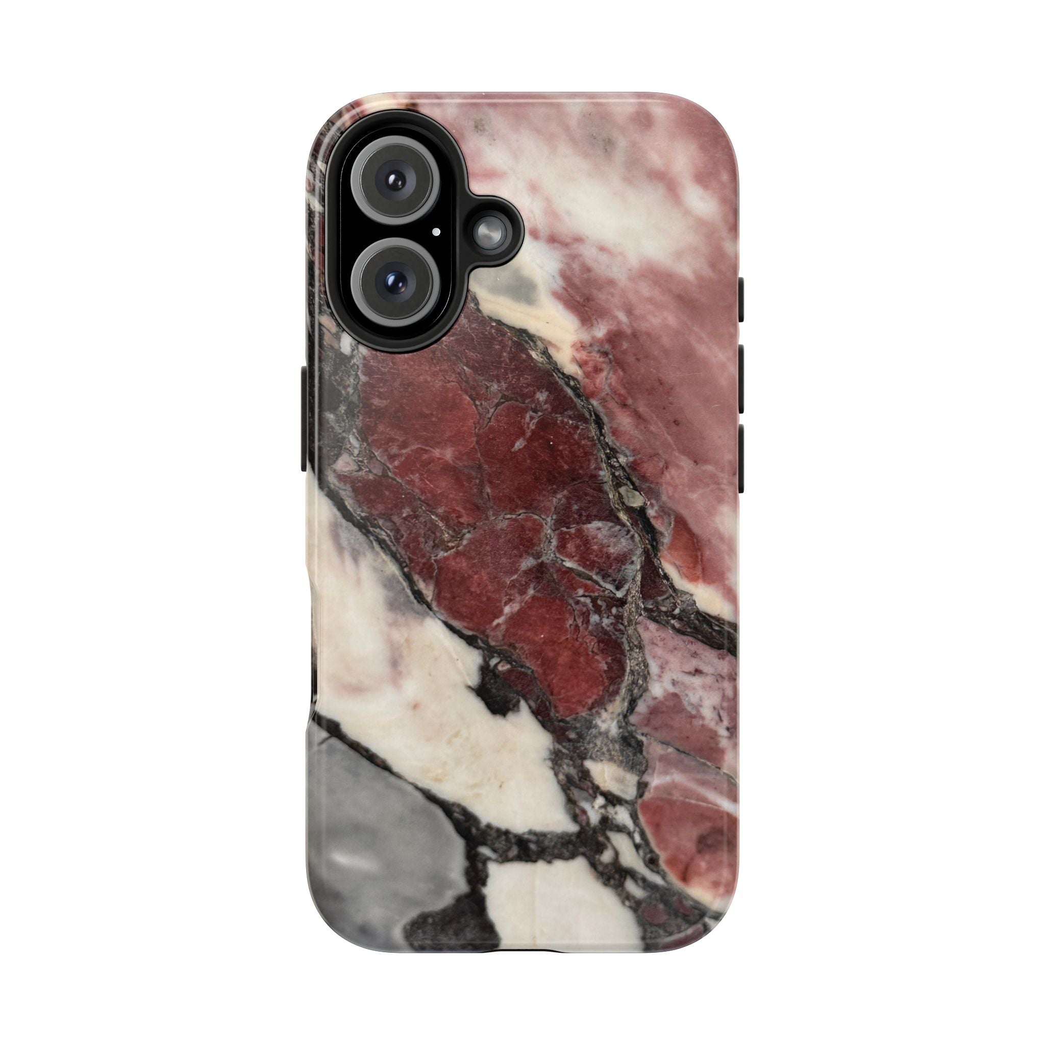 Red Marble Tough Phone Case — Protective Designer Phone Cover