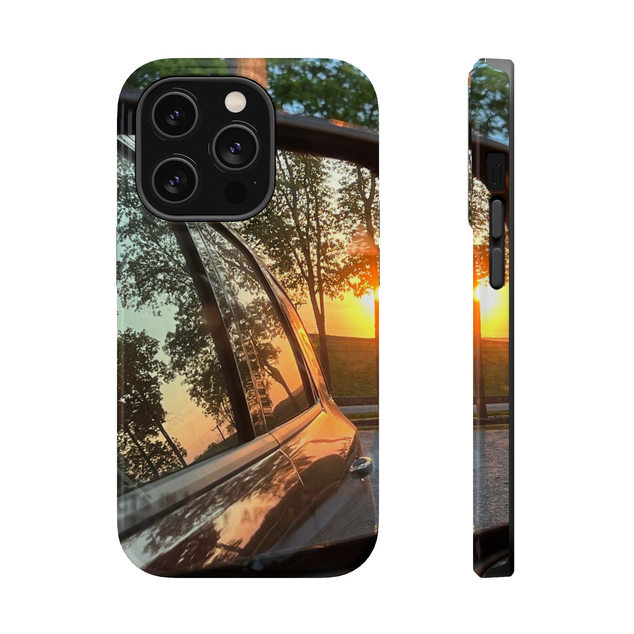 Phone Case — Sunset Reflection Magnetic Impact-Resistant Case