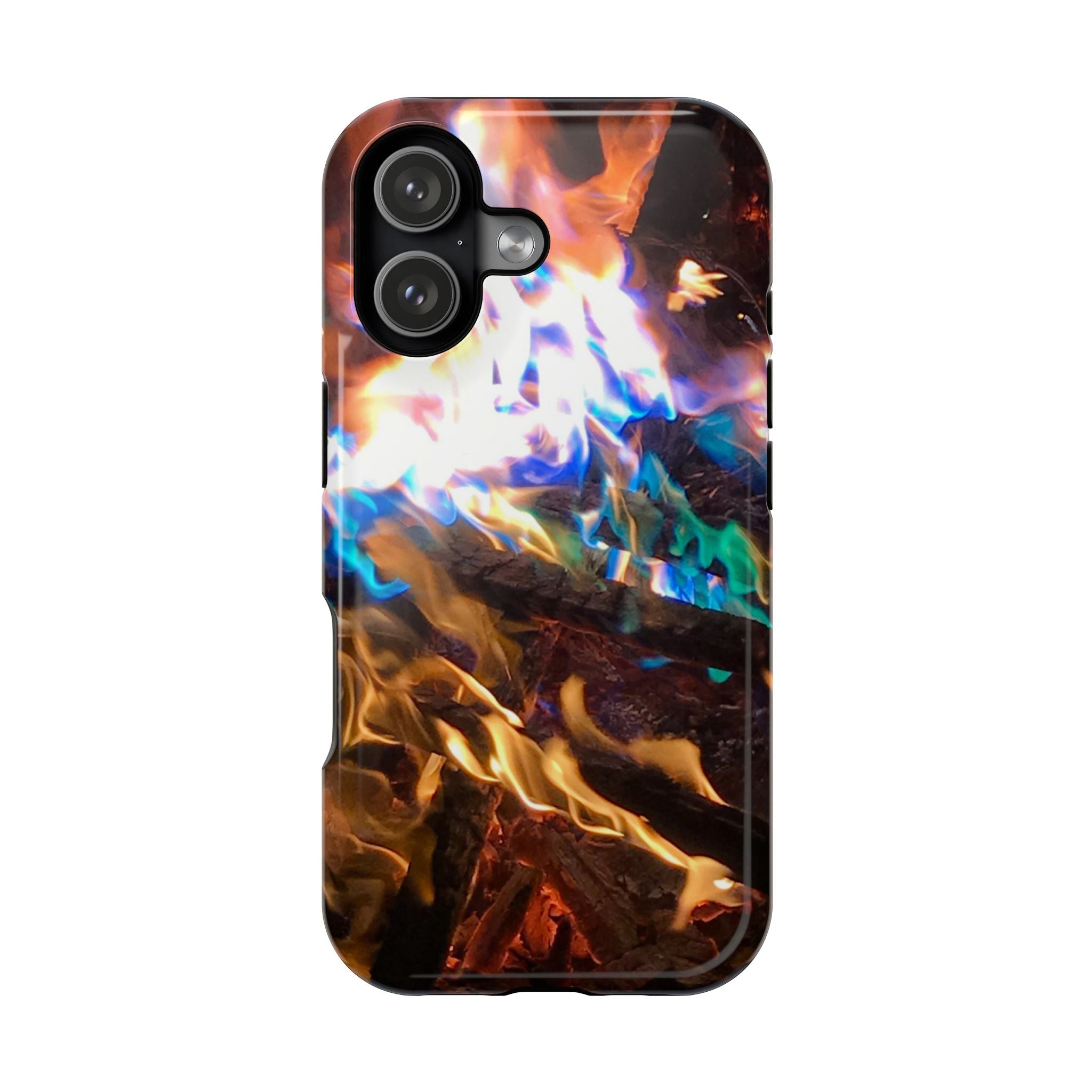 Aurora Flame Phone Case - Magnetic Impact-Resistant iPhone Cover