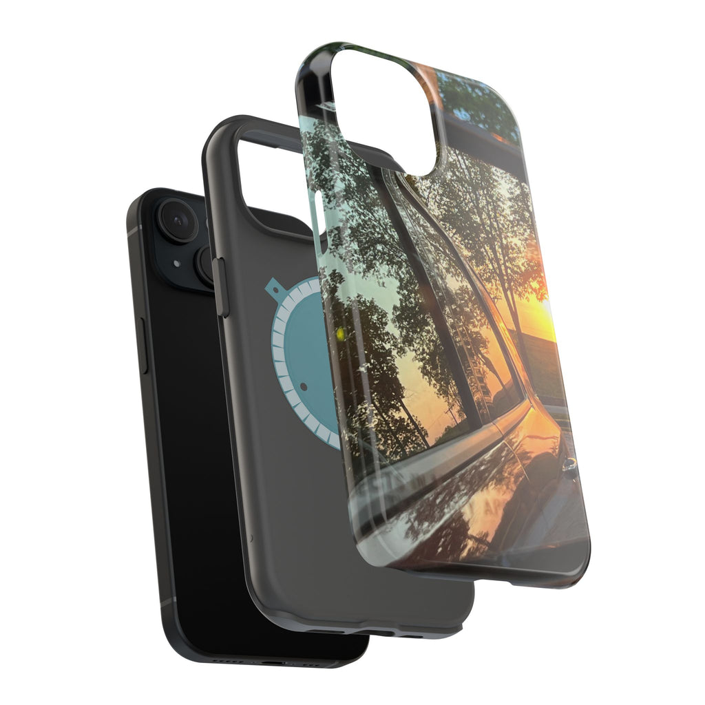 Phone Case — Sunset Reflection Magnetic Impact-Resistant Case
