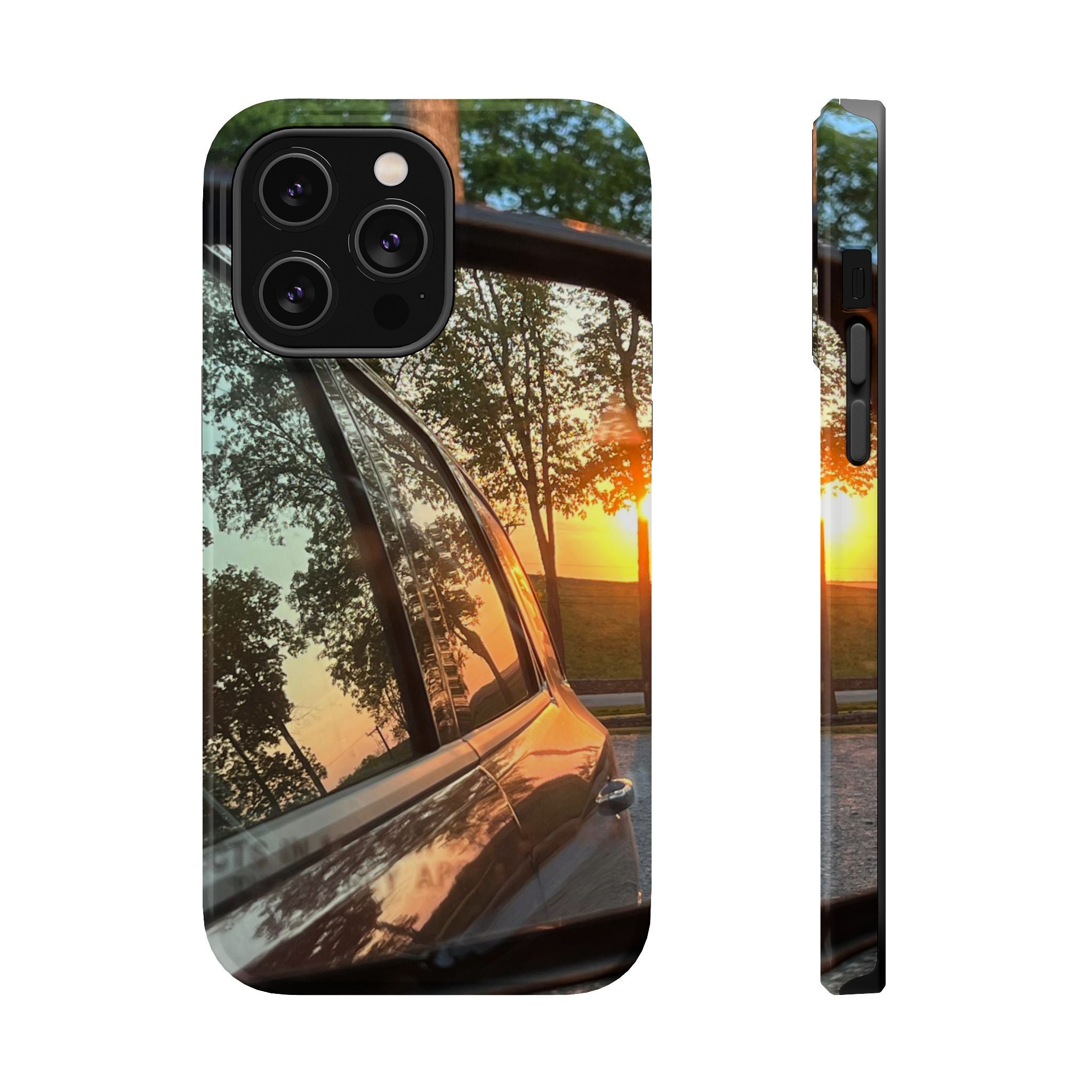Phone Case — Sunset Reflection Magnetic Impact-Resistant Case
