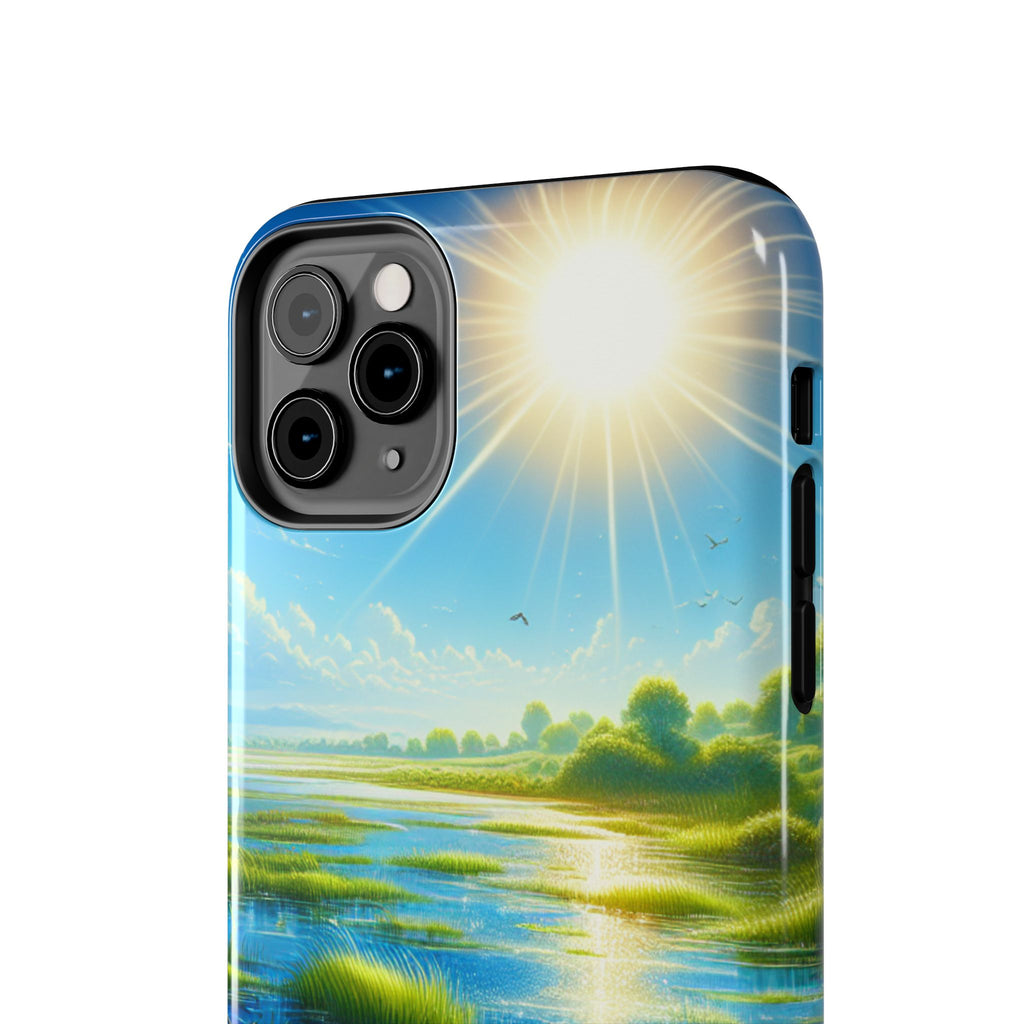 Nature-Inspired Tough Phone Cases - Vibrant Landscape Design, Eco-Friendly Protective Cover, Gift for Nature Lovers, Spring Decor, [...]