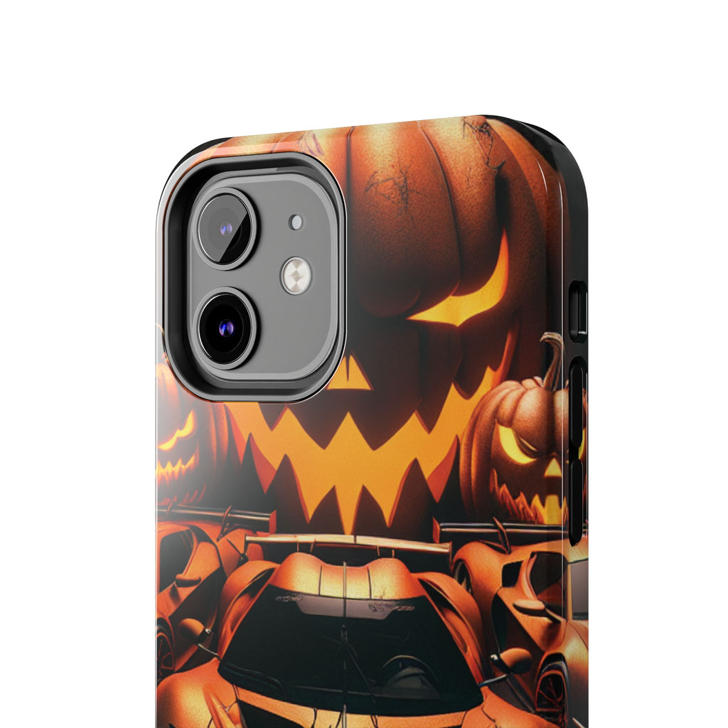 Halloween Supercar Tough Phone Case — Pumpkin Jack-O'-Lantern Design