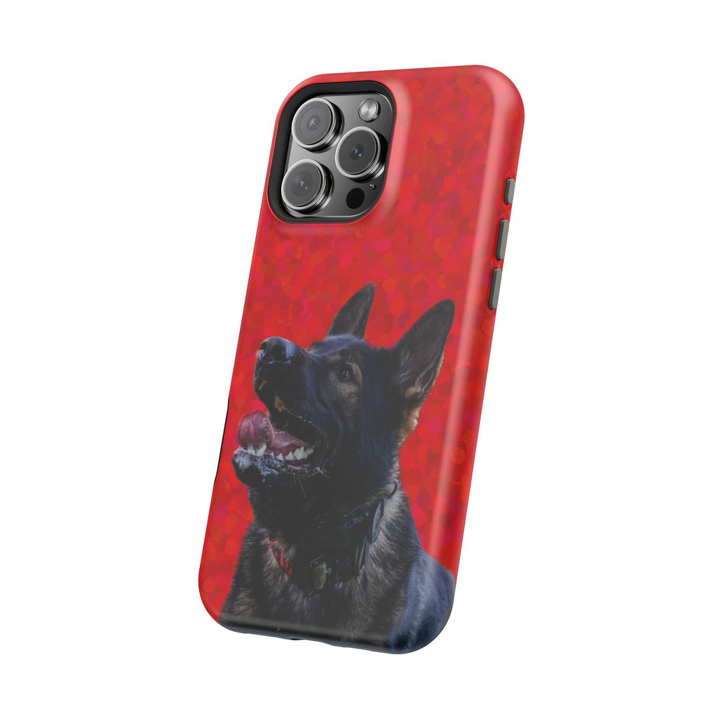 German Shepherd Portrait Magnetic Impact-Resistant Phone Case