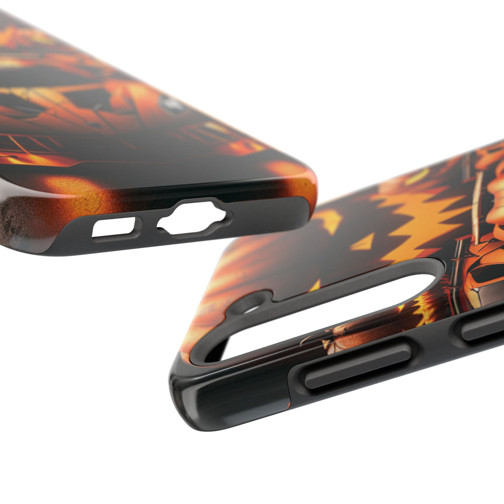 Halloween Supercar Tough Phone Case — Pumpkin Jack-O'-Lantern Design