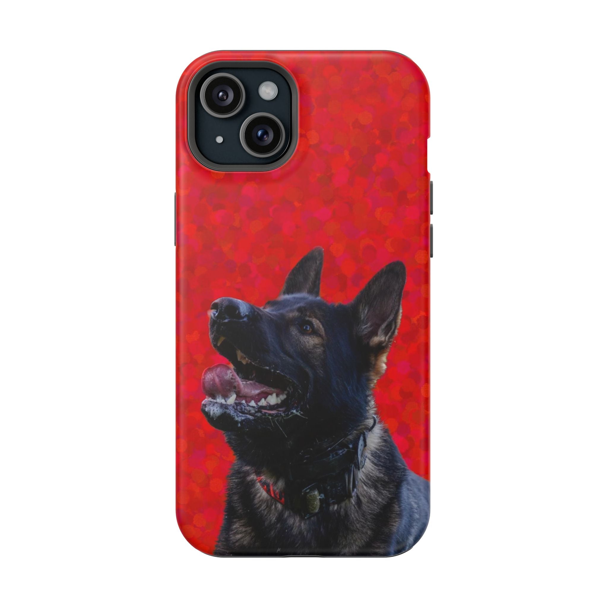 German Shepherd Portrait Magnetic Impact-Resistant Phone Case