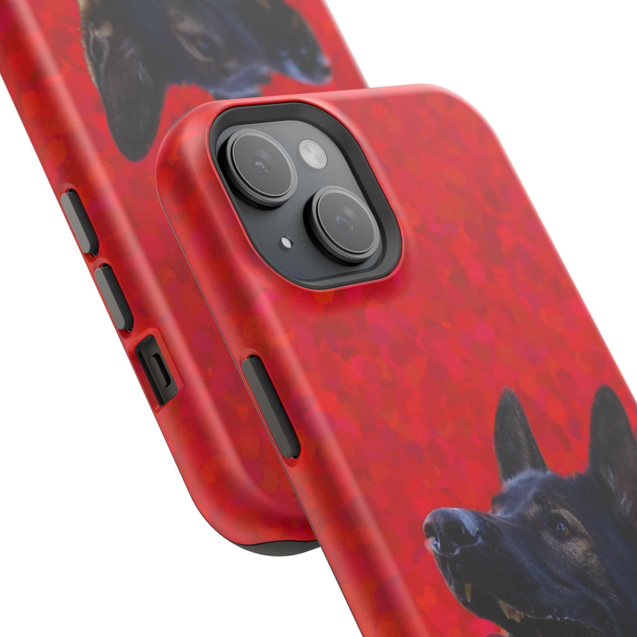 German Shepherd Portrait Magnetic Impact-Resistant Phone Case