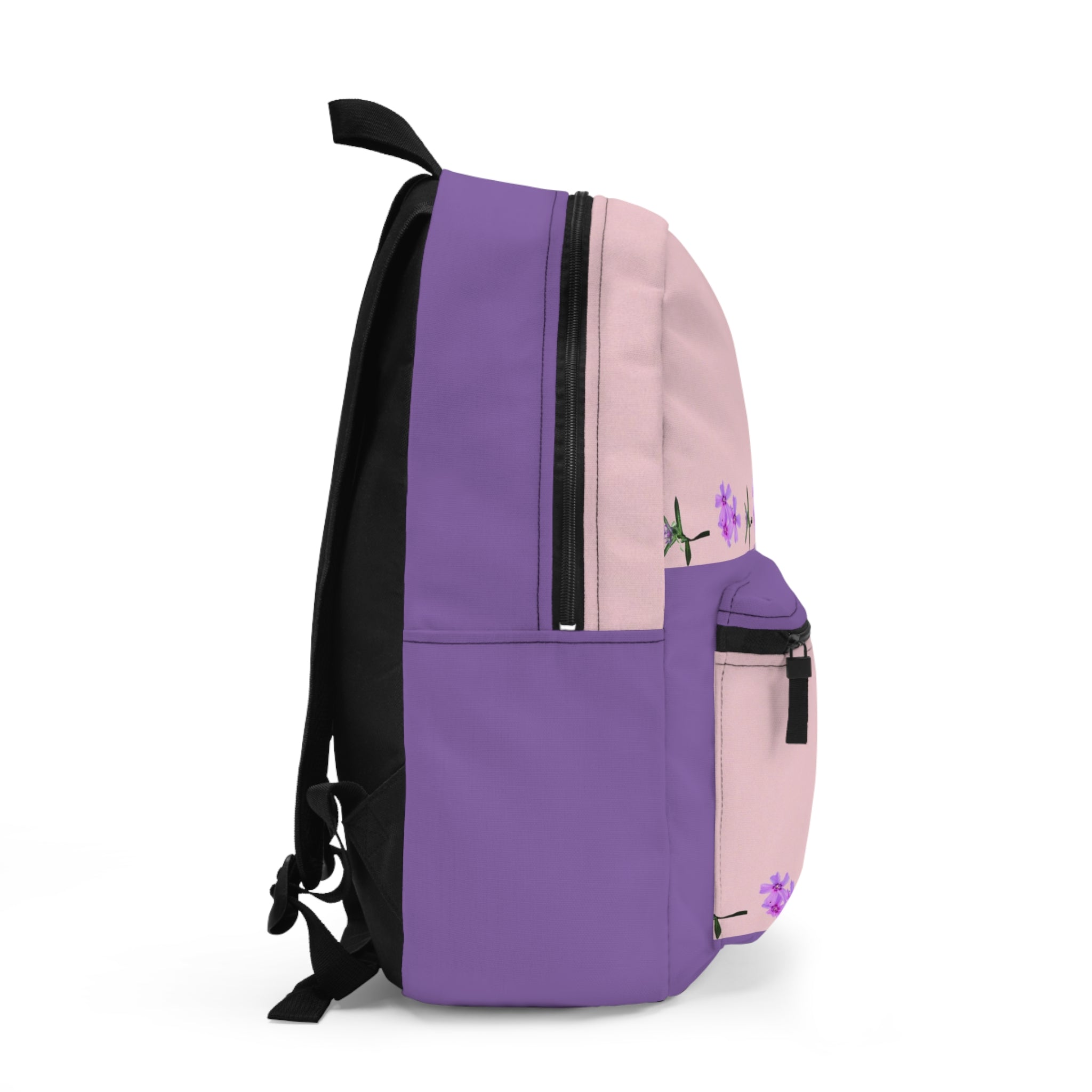 Take Spring with you all year long!  Purple/Pink - Backpack