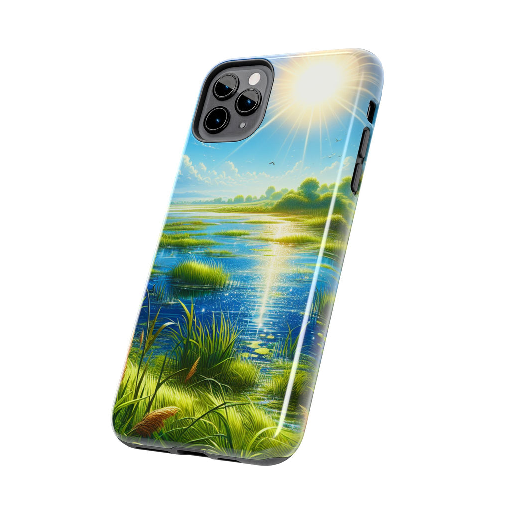 Nature-Inspired Tough Phone Cases - Vibrant Landscape Design, Eco-Friendly Protective Cover, Gift for Nature Lovers, Spring Decor, [...]