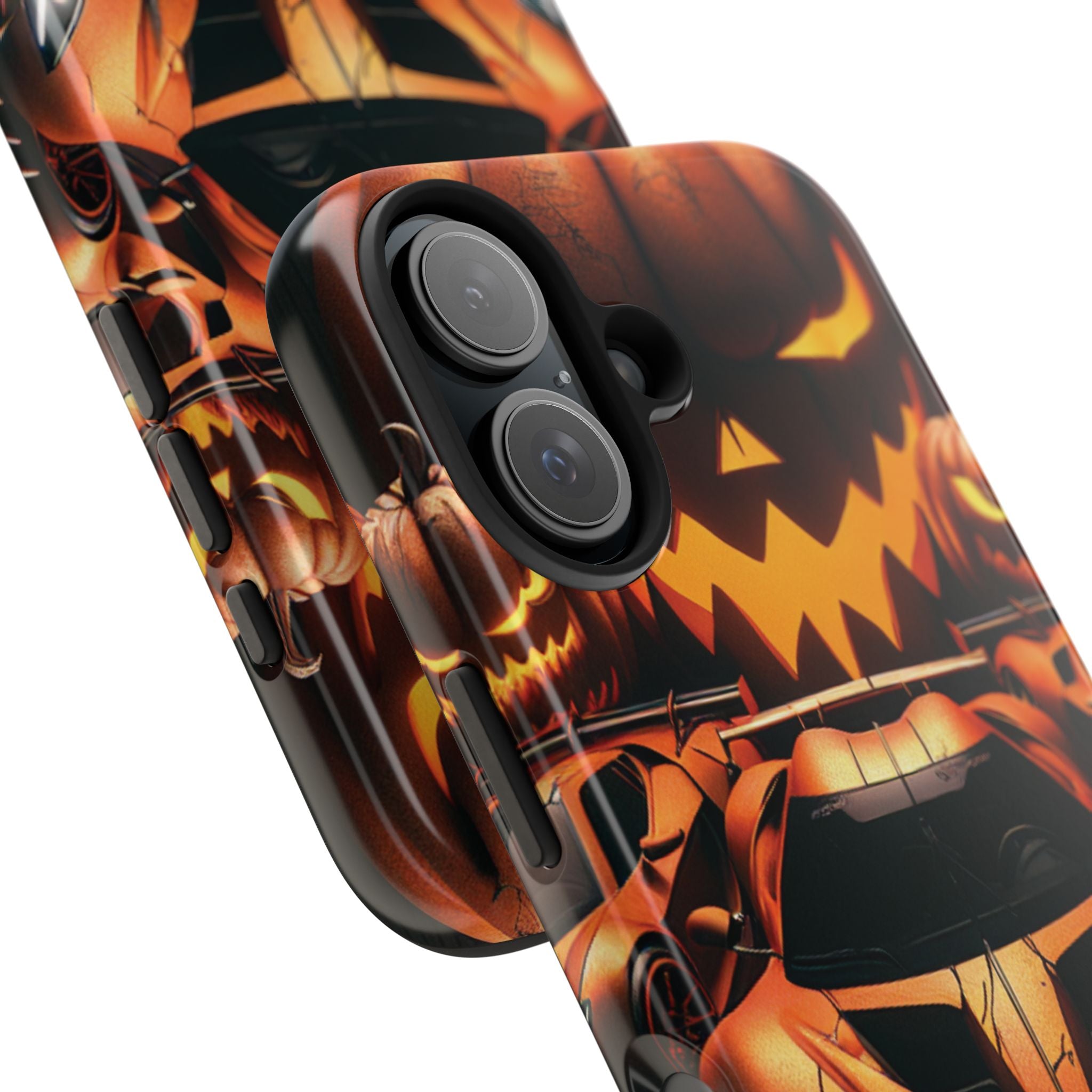 Halloween Supercar Tough Phone Case — Pumpkin Jack-O'-Lantern Design