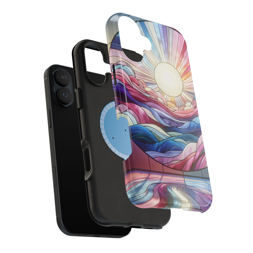 Magnet Tough Cases - Sunrise Stained Glass Design