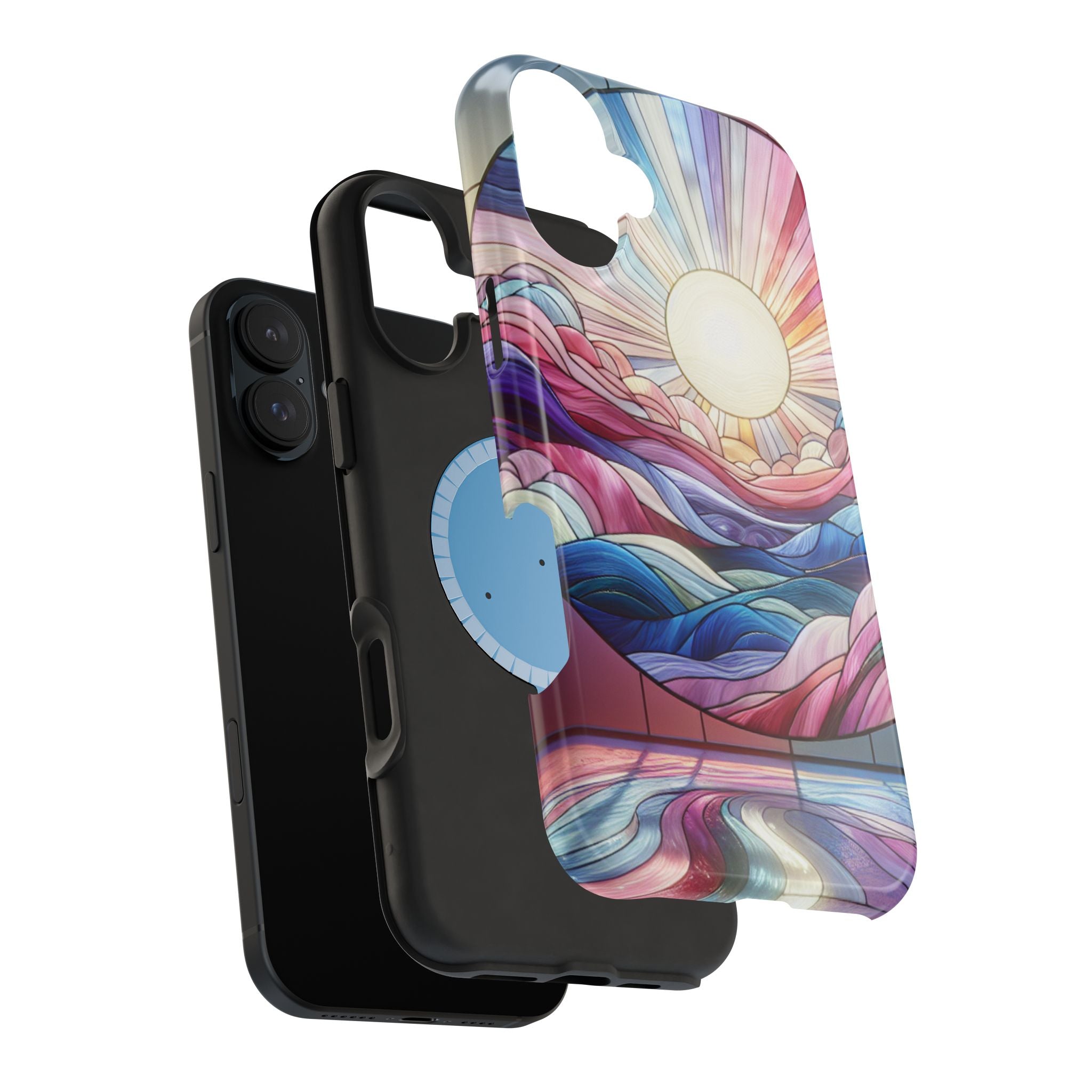 Magnet Tough Cases - Sunrise Stained Glass Design