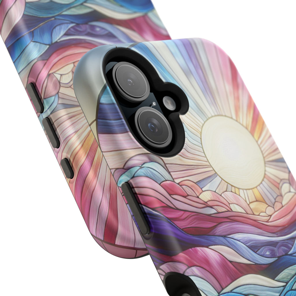 Magnet Tough Cases - Sunrise Stained Glass Design