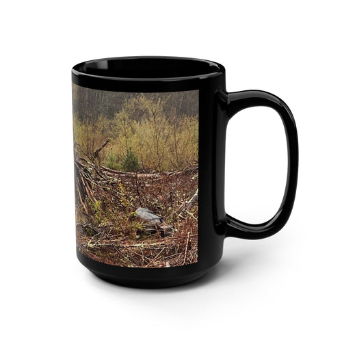 A Hunters delight! - Black Mug, 15oz