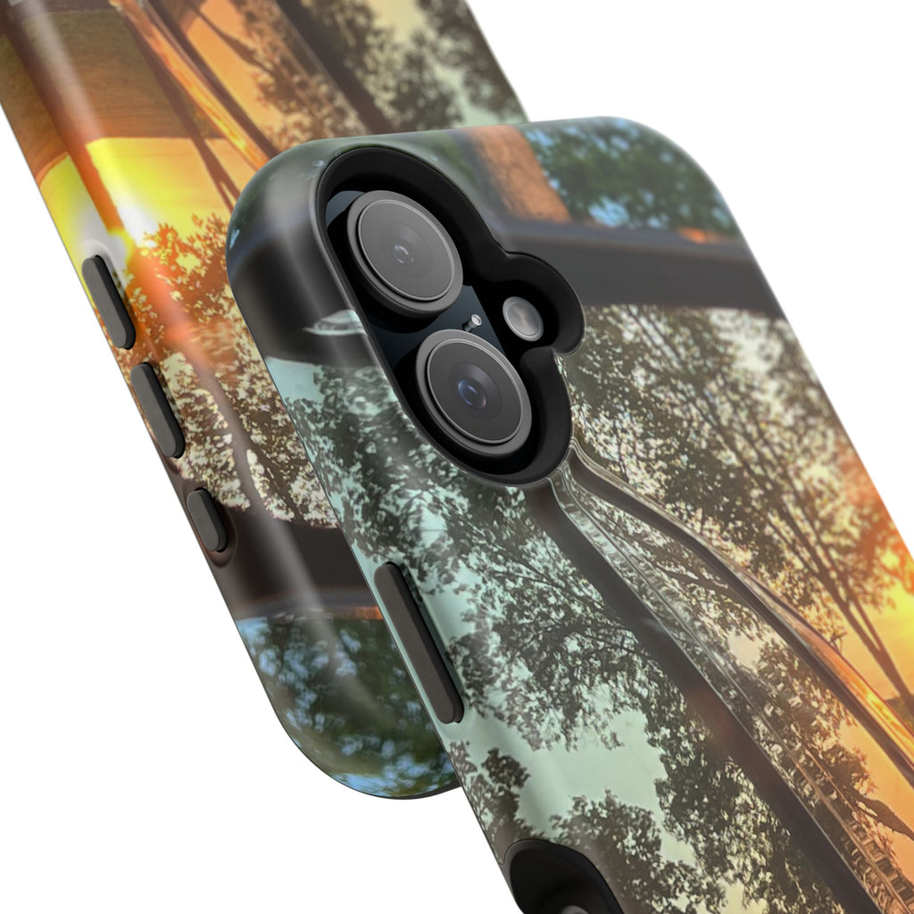 Phone Case — Sunset Reflection Magnetic Impact-Resistant Case