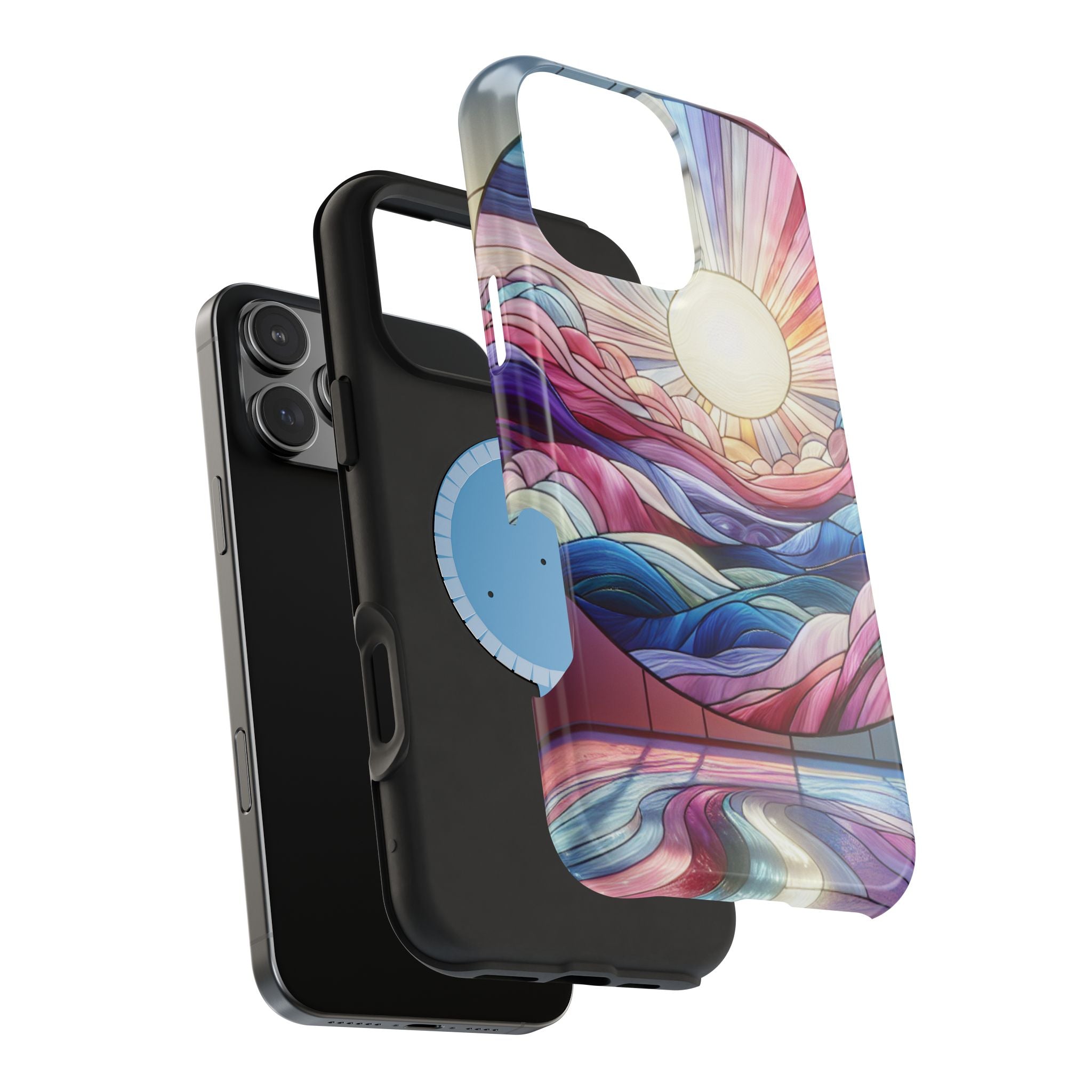 Magnet Tough Cases - Sunrise Stained Glass Design