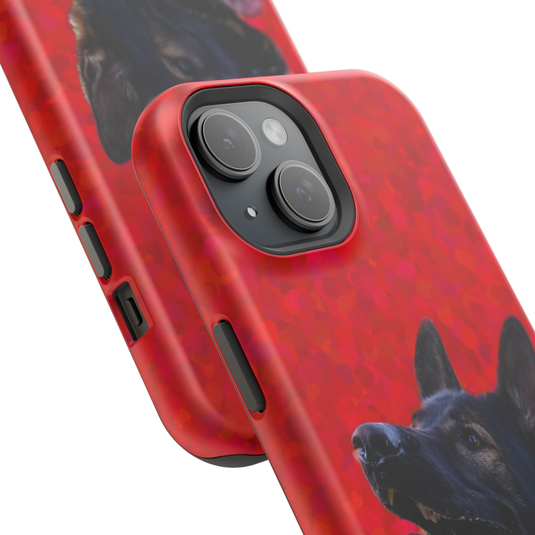 German Shepherd Portrait Magnetic Impact-Resistant Phone Case