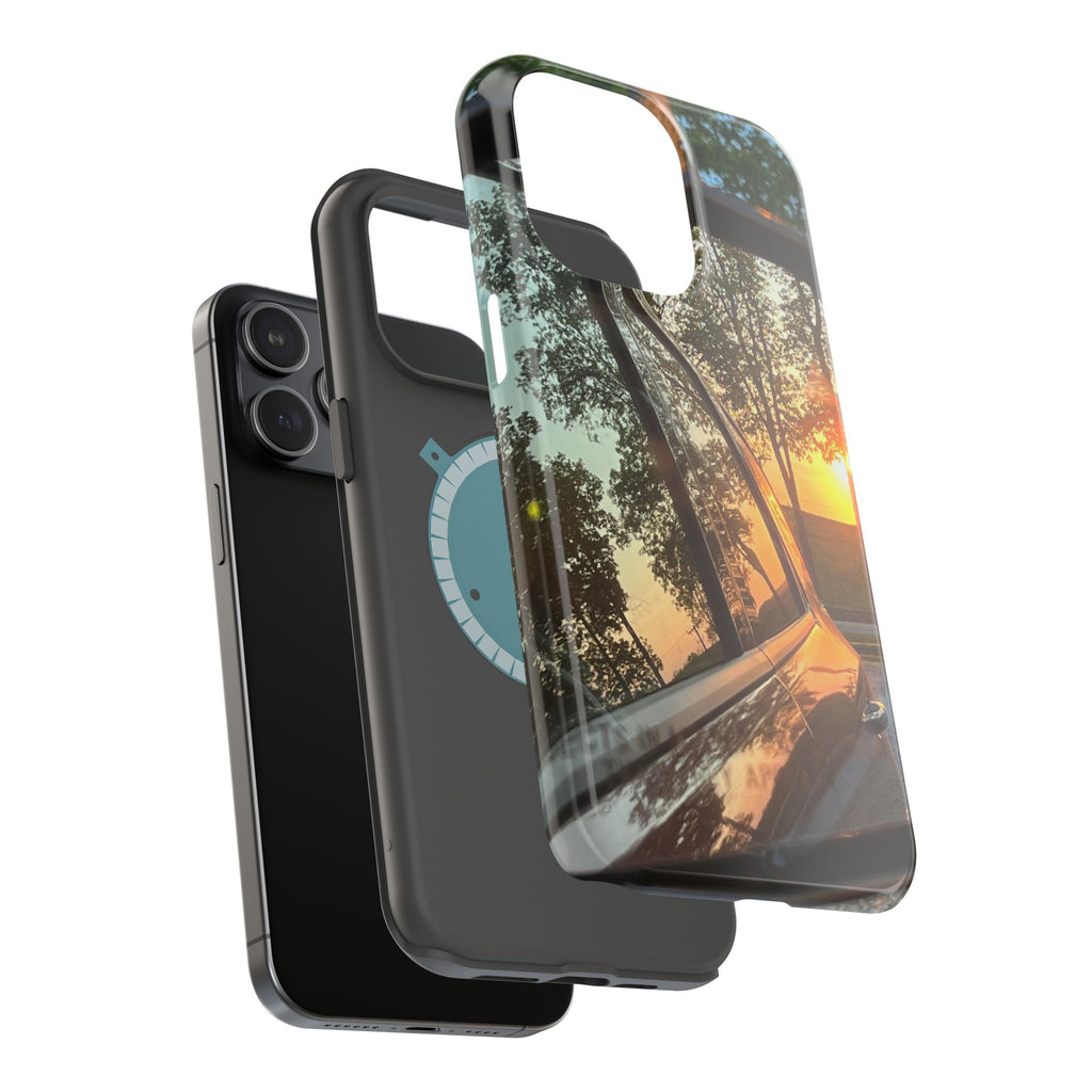 Phone Case — Sunset Reflection Magnetic Impact-Resistant Case
