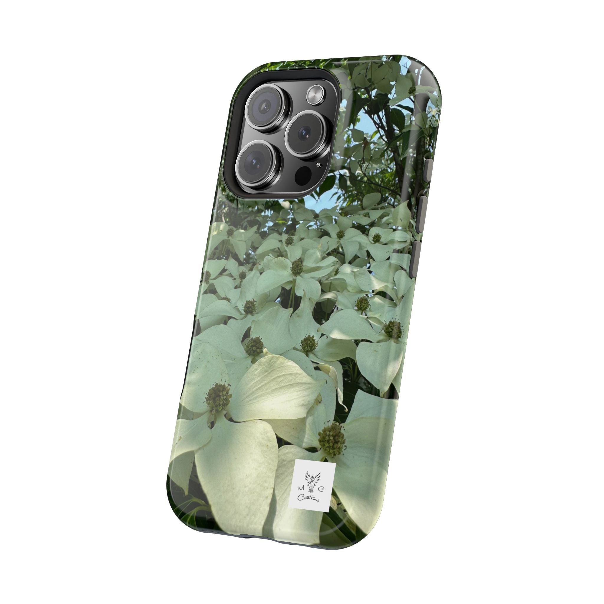 Floral Dogwood Magnetic Impact Phone Case